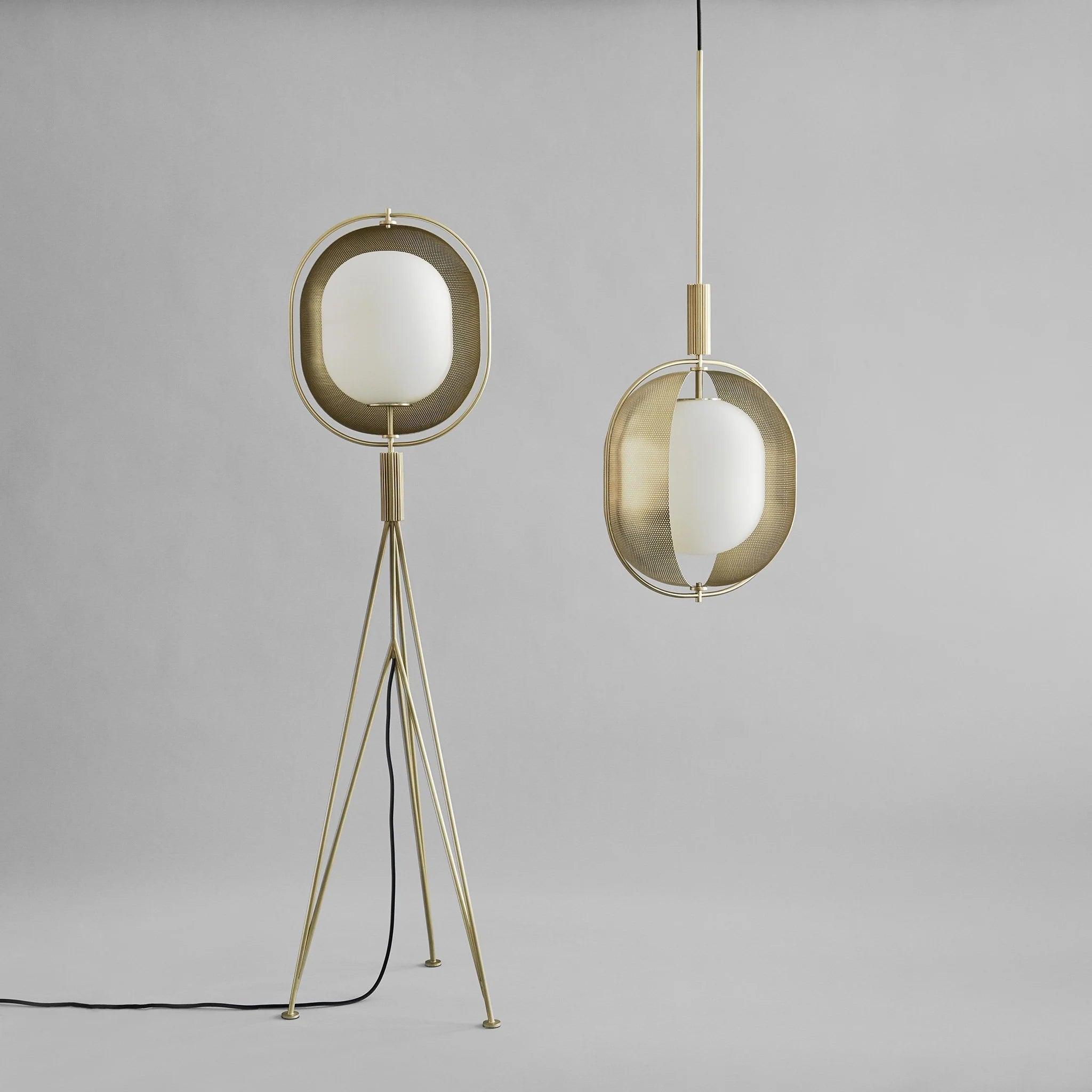 Lampa podłogowa PEARL mosiądz 101 Copenhagen Eye on Design
