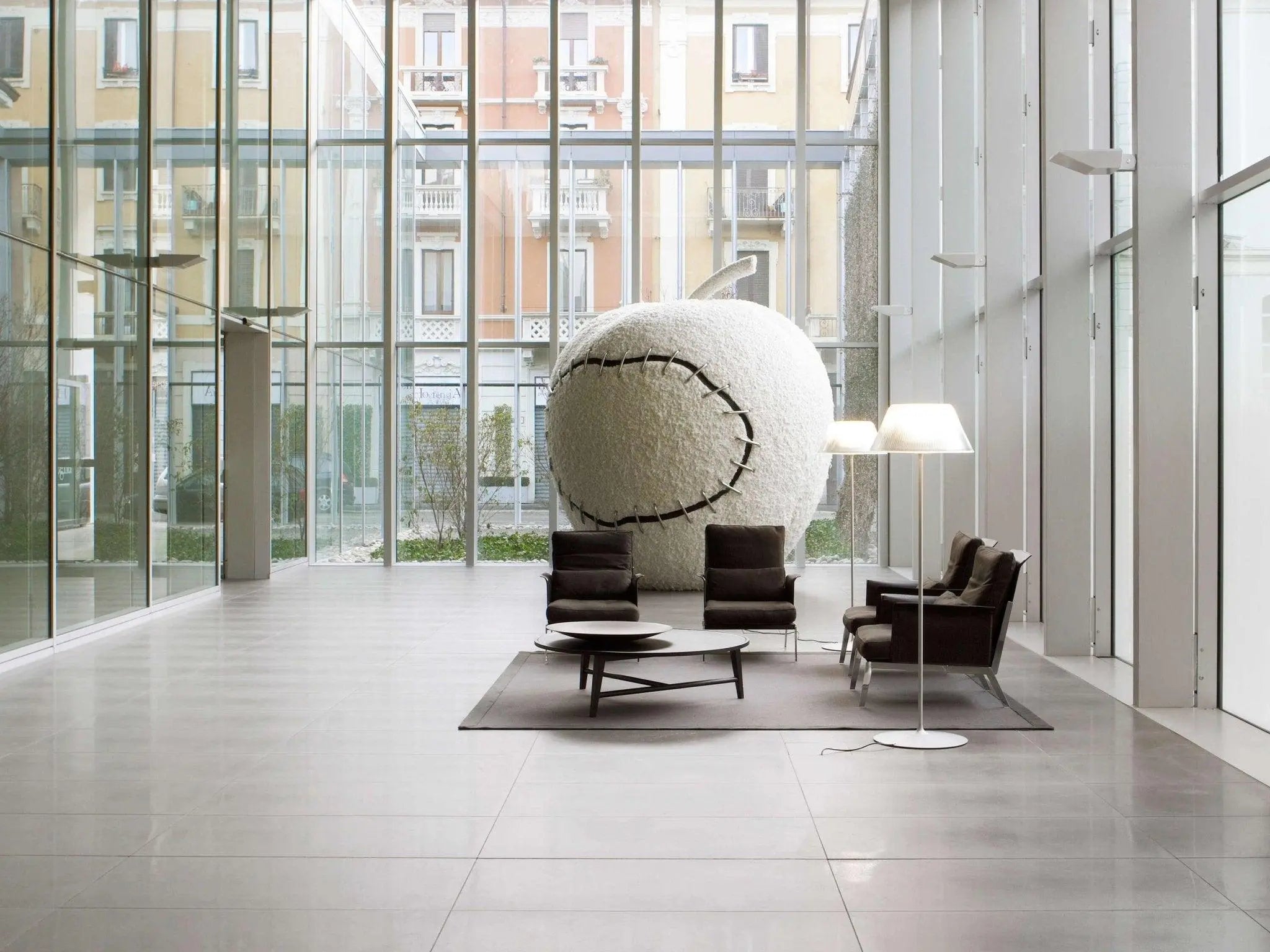 Lampa podłogowa ROMEO MOON szkło – Flos