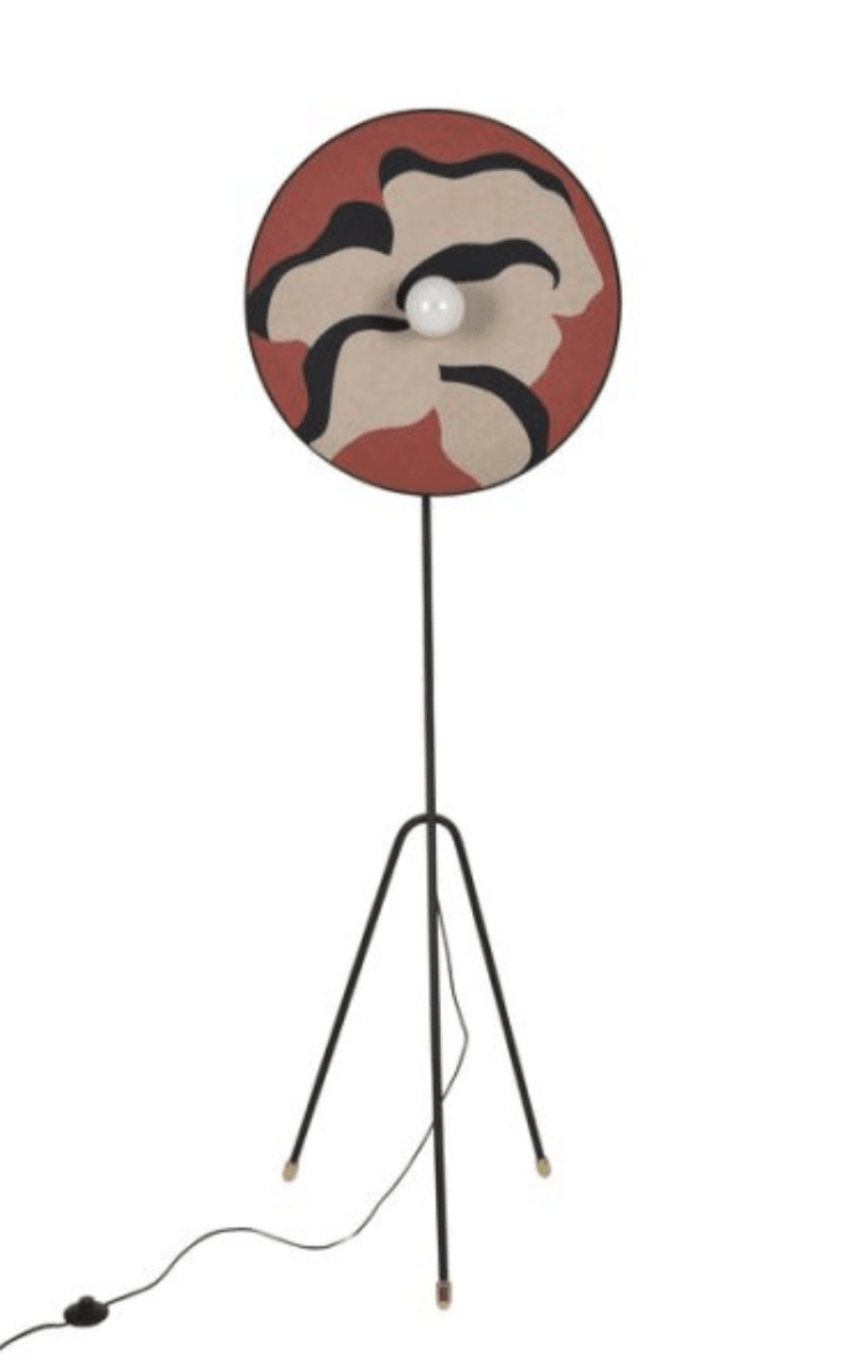 Lampa podłogowa SONIA LAUDET karminowy Market Set Eye on Design