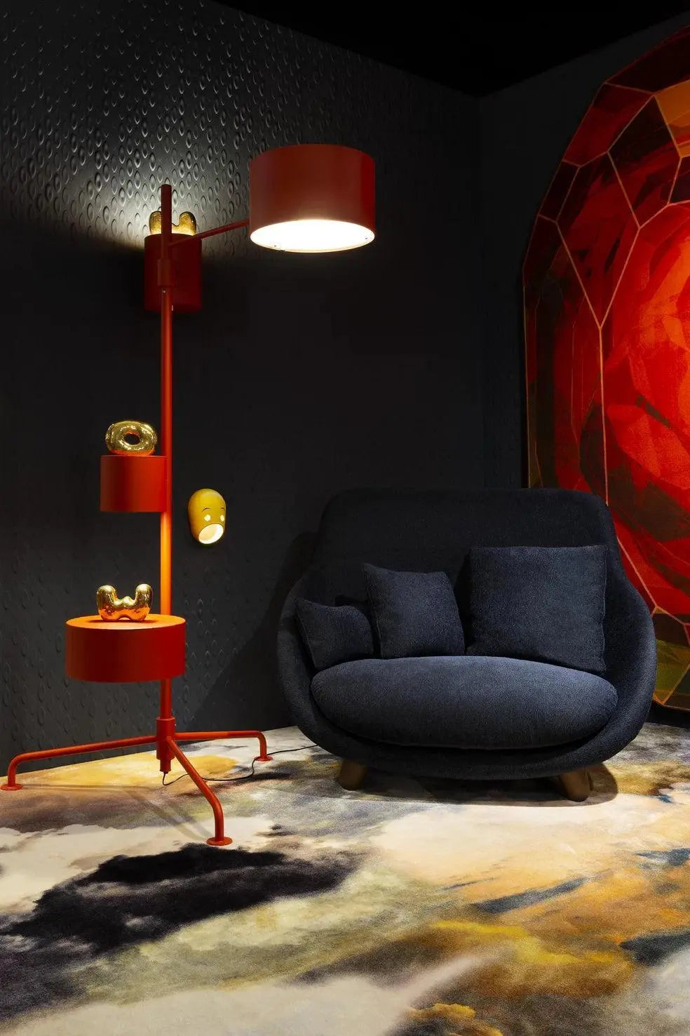 Lampa podłogowa STATISTOCRAT perłowy – Moooi