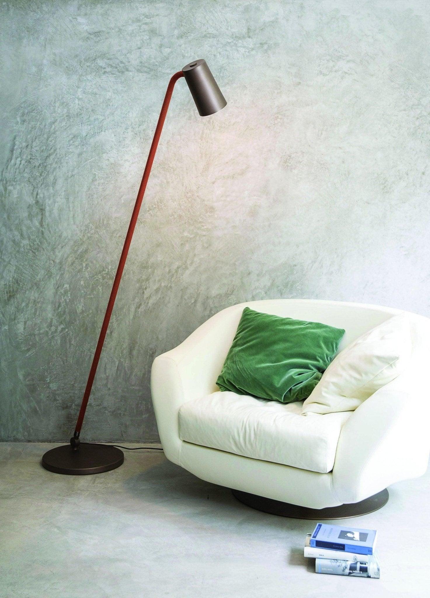 Lampa podłogowa UP szczotkowany brąz Contardi Eye on Design