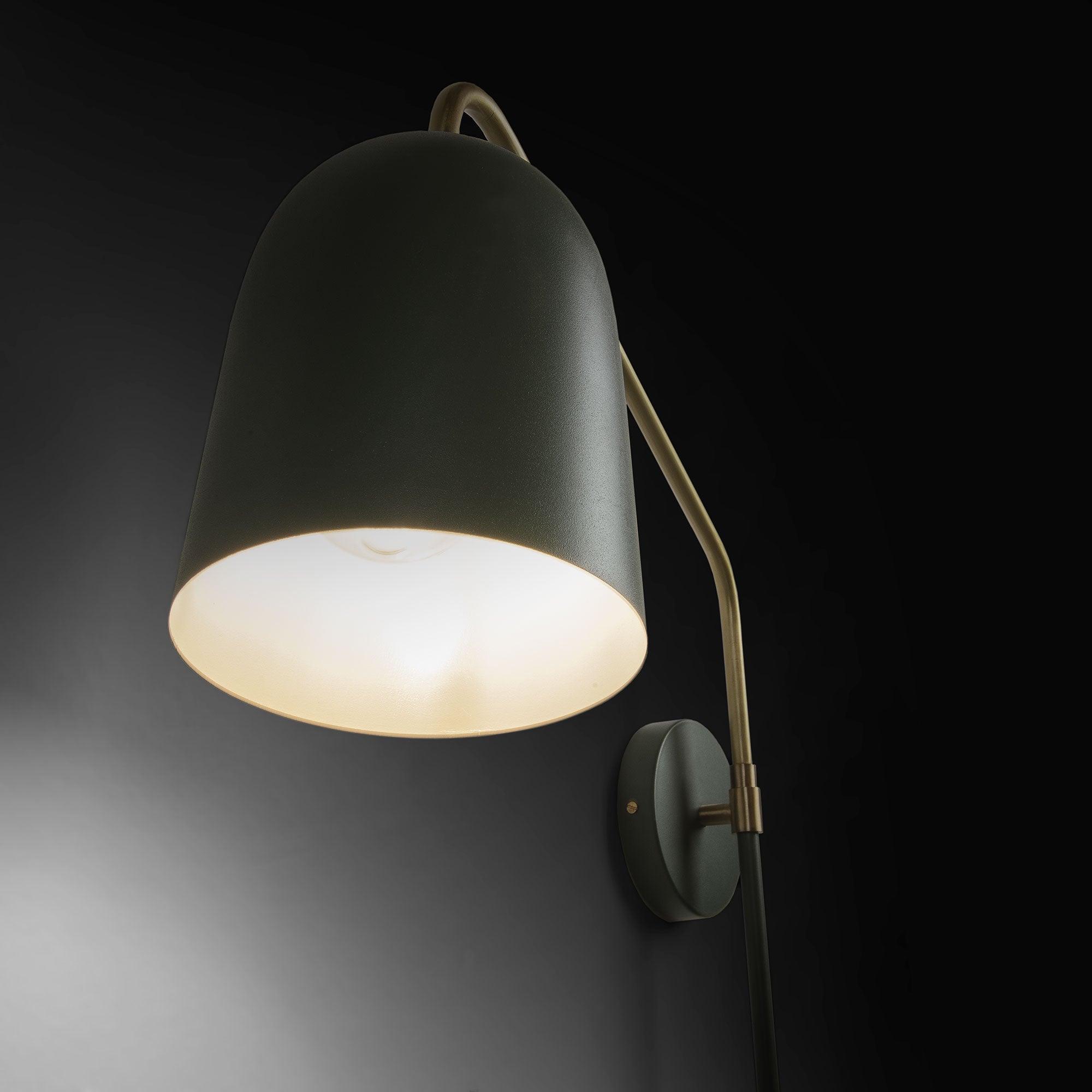 Lampa ścienna AUDRIE zielony La Forma Eye on Design