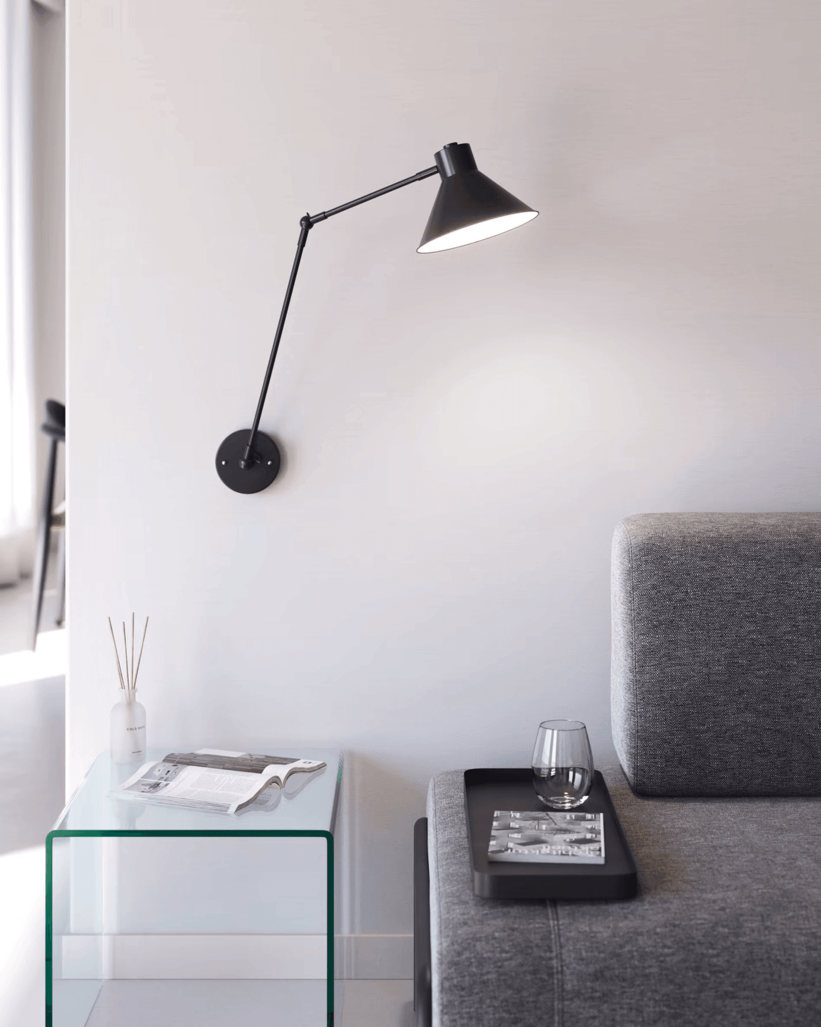 Lampa ścienna DIONE czarny La Forma Eye on Design