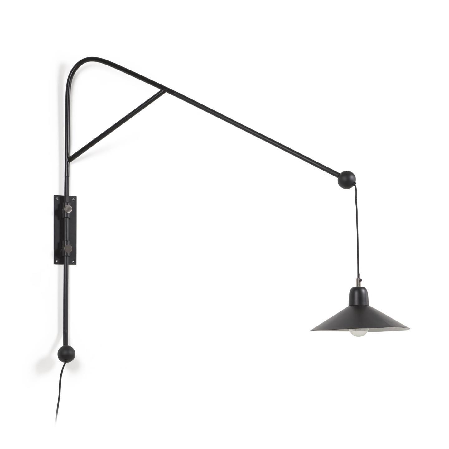 Lampa ścienna ELEAZAR czarny La Forma Eye on Design