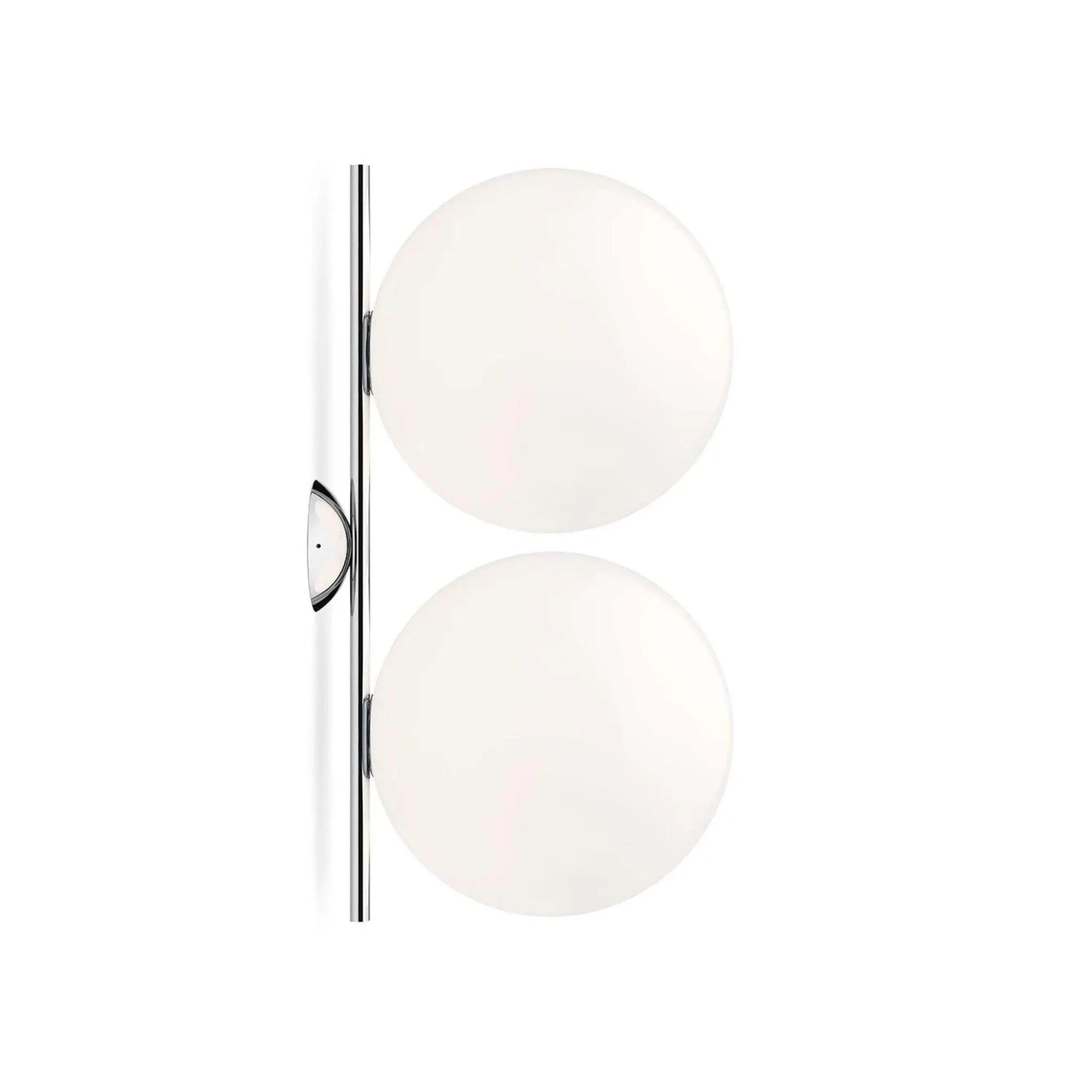 Lampa ścienna IC LIGHTS DOUBLE chromowany – Flos