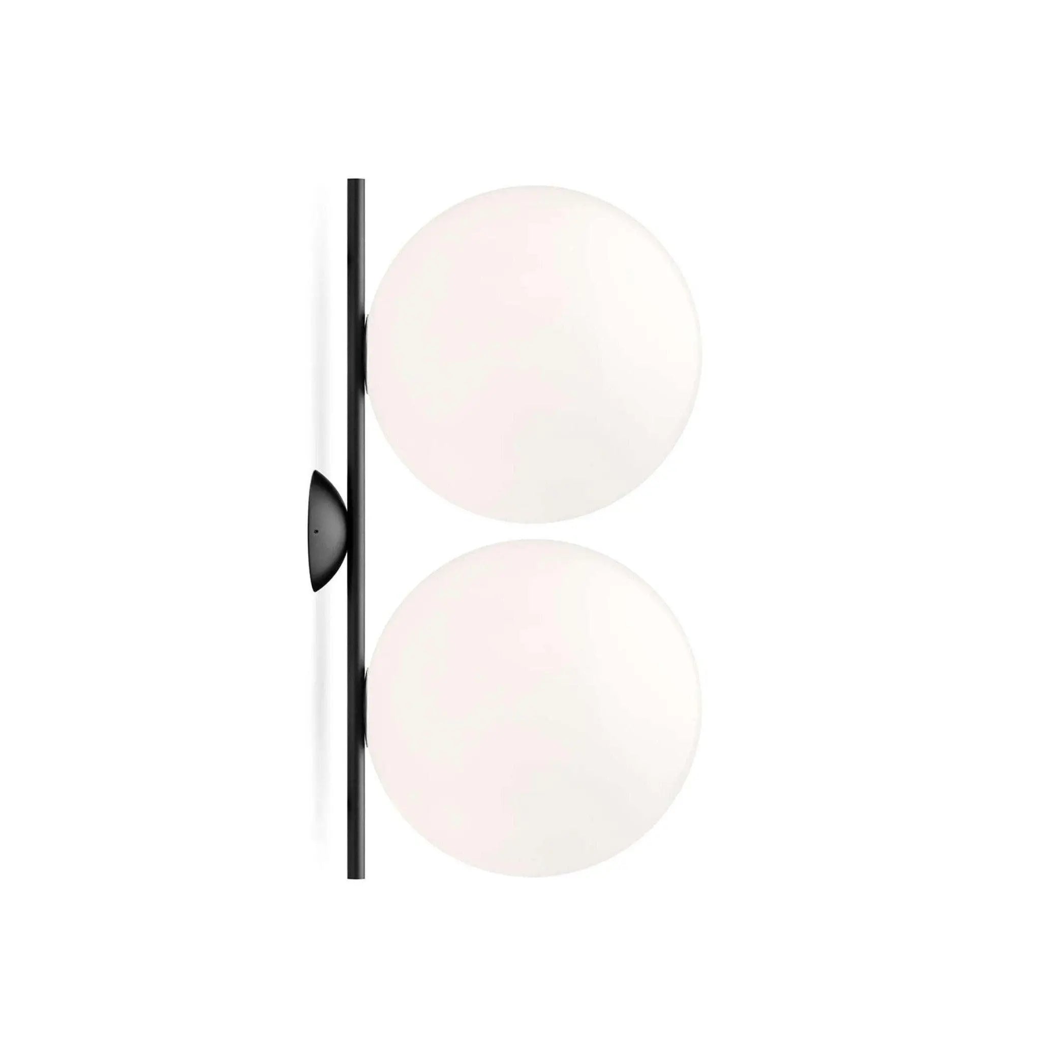 Lampa ścienna IC LIGHTS DOUBLE czarny – Flos