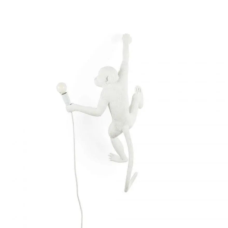Lampa ścienna MONKEY HANGING - RIGHT biały Seletti Eye on Design