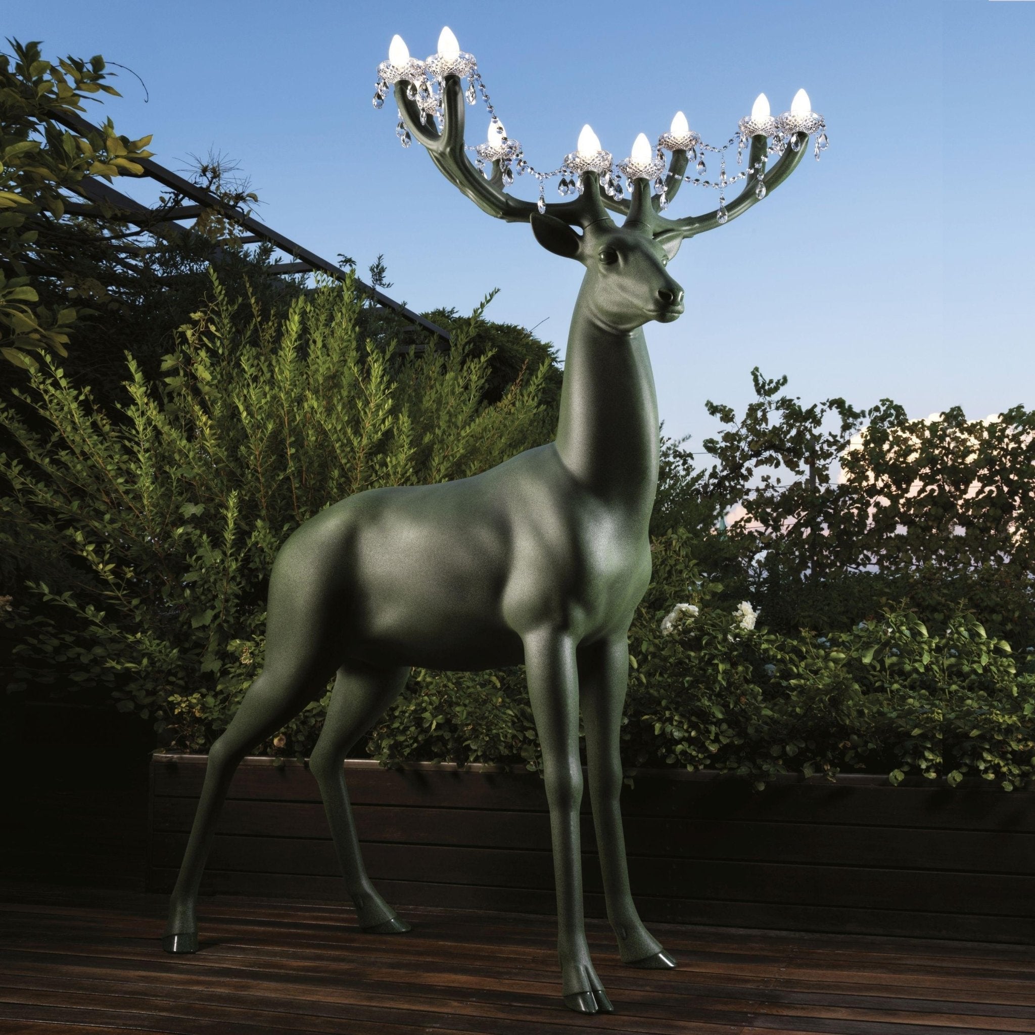Lampa SHERWOOD zielony Qeeboo Eye on Design