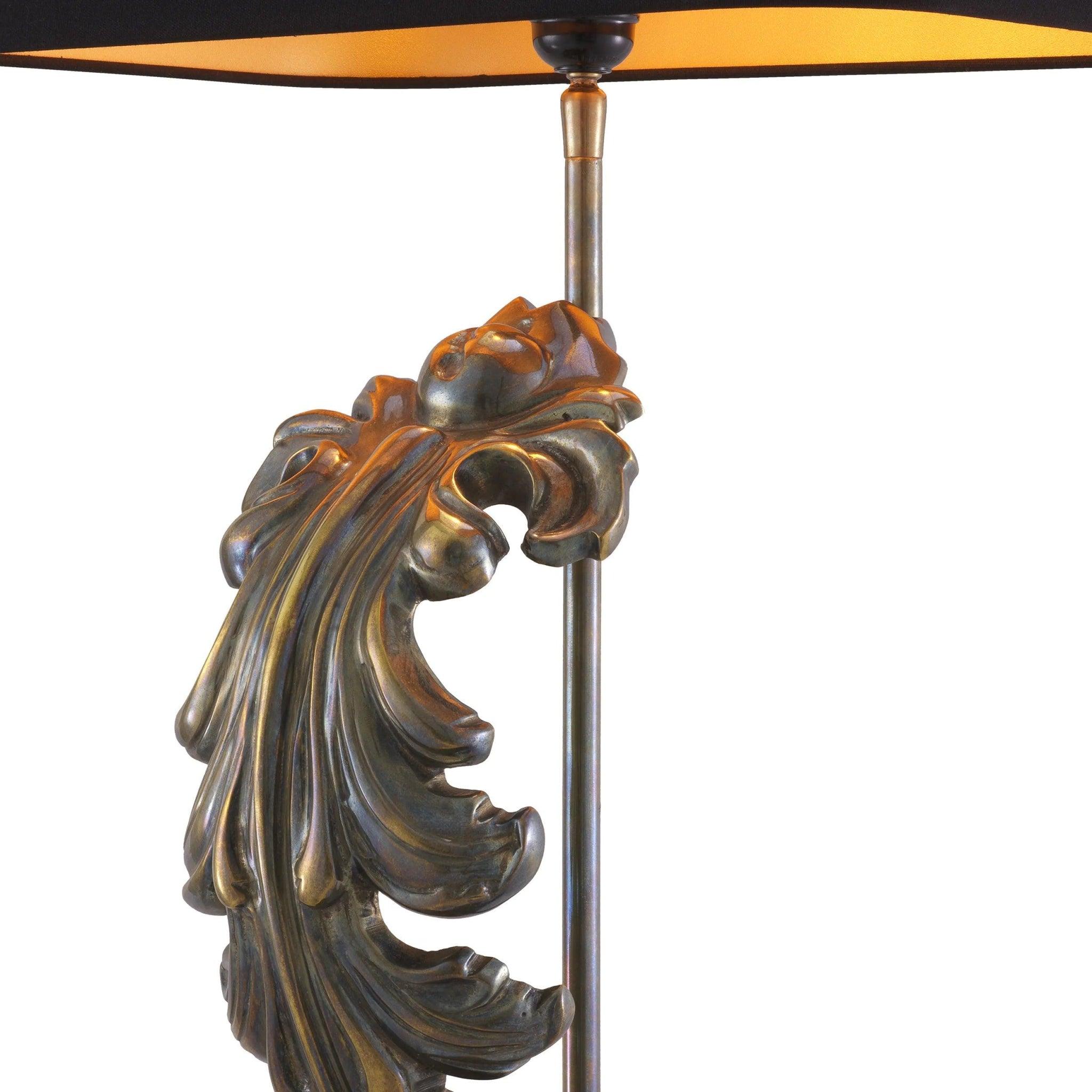 Lampa stołowa BEAU SITE postarzany mosiądz Eichholtz Eye on Design