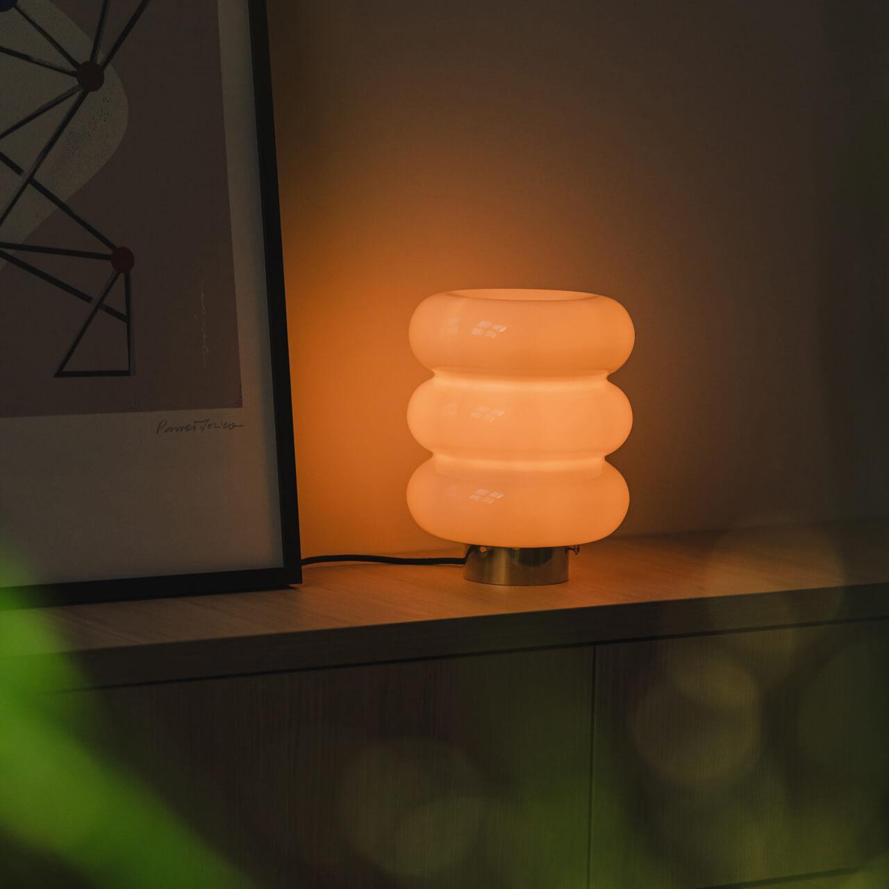Lampa stołowa BIBE nikiel Embassy Interiors Eye on Design