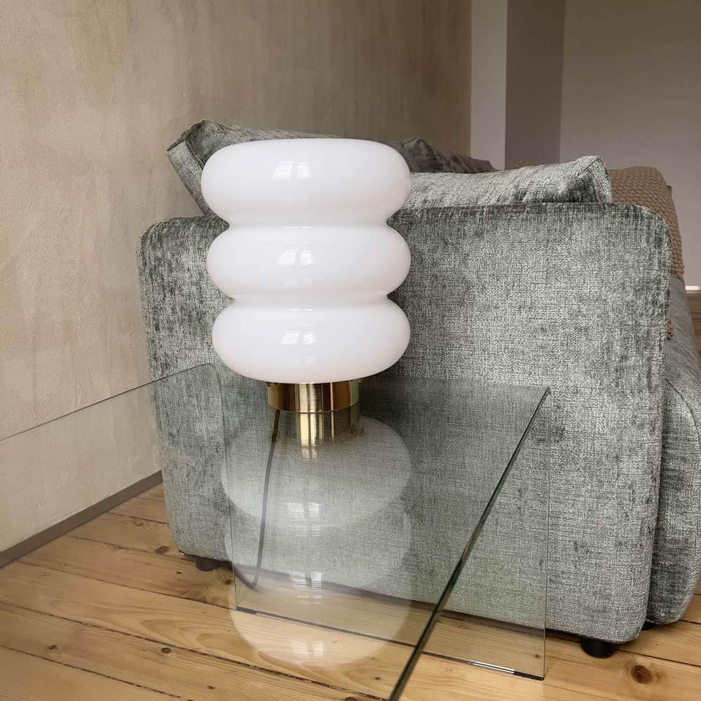 Lampa stołowa BIBE nikiel Embassy Interiors Eye on Design