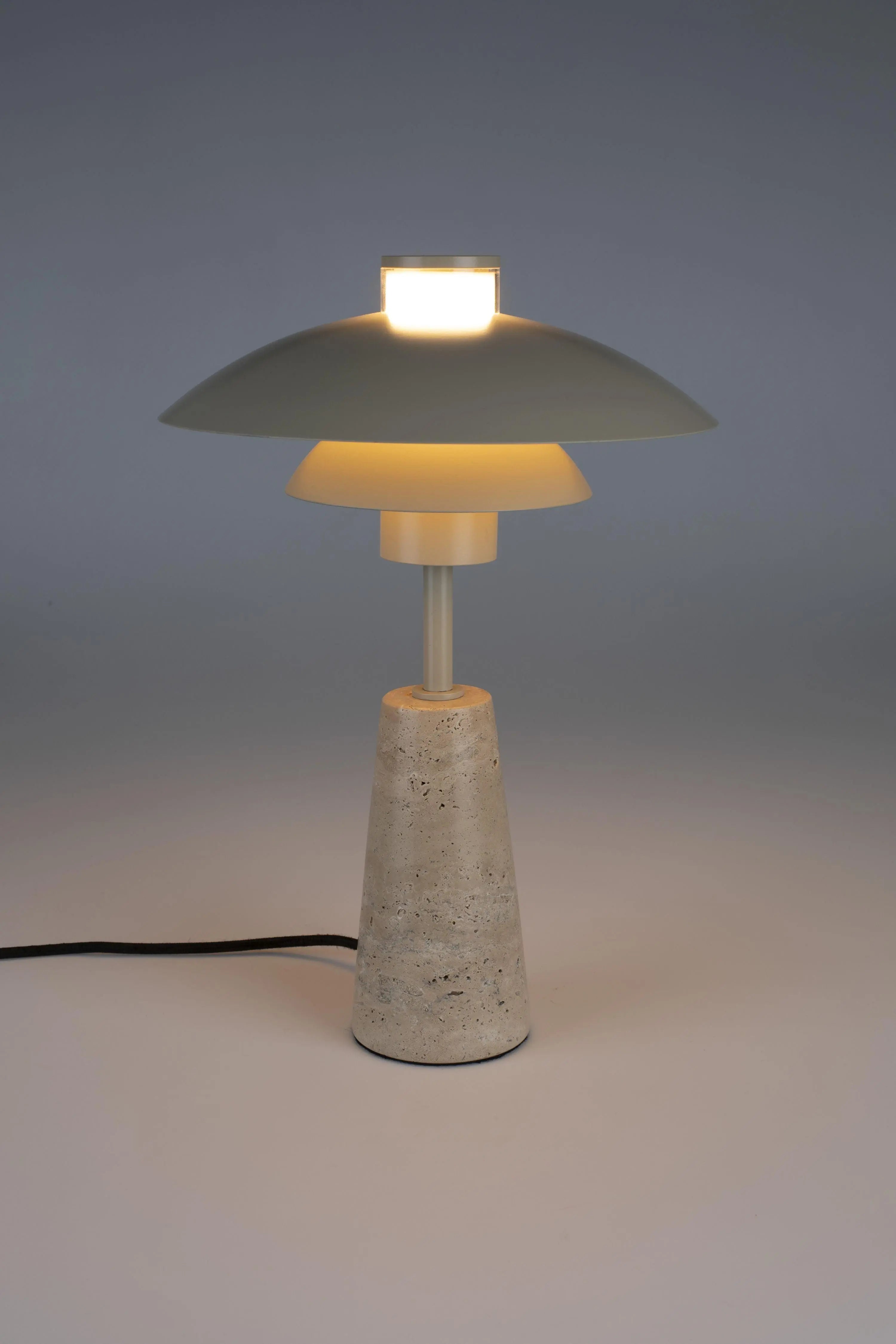 Lampa stołowa COLE beżowy trawertyn Zuiver Eye on Design