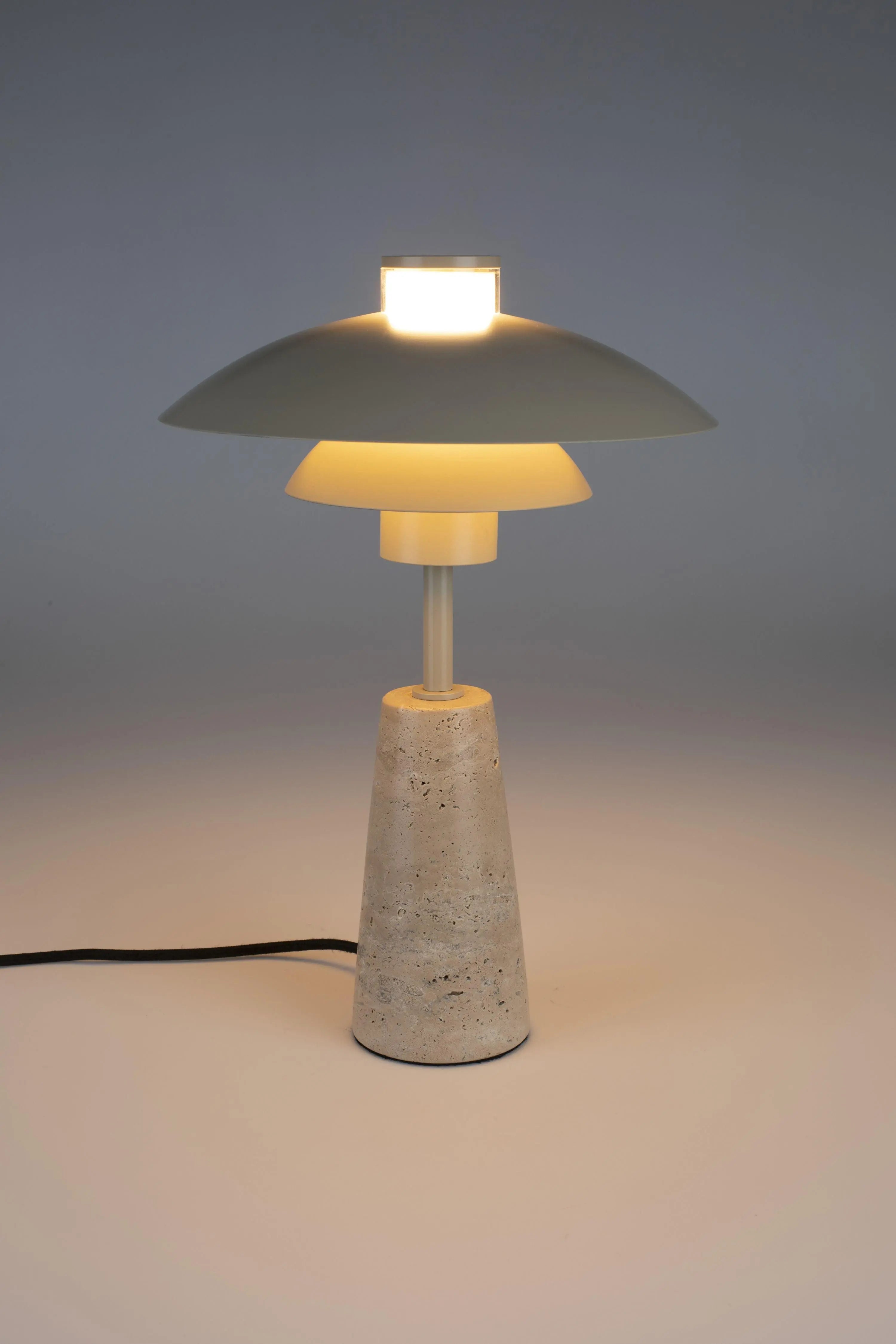 Lampa stołowa COLE beżowy trawertyn Zuiver Eye on Design