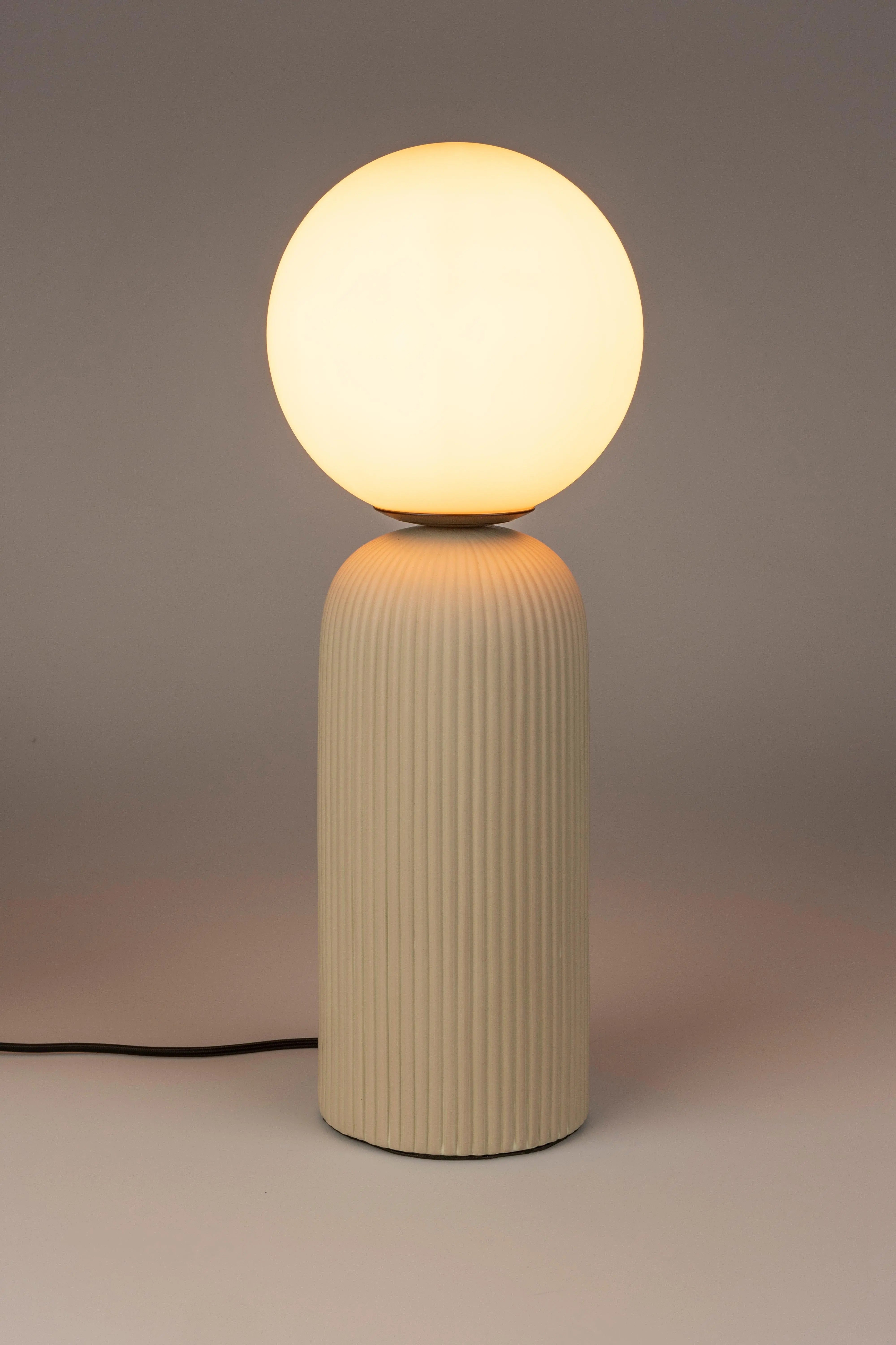 Dash Table Lamp M Brown Rice Zuiver Eye on Design