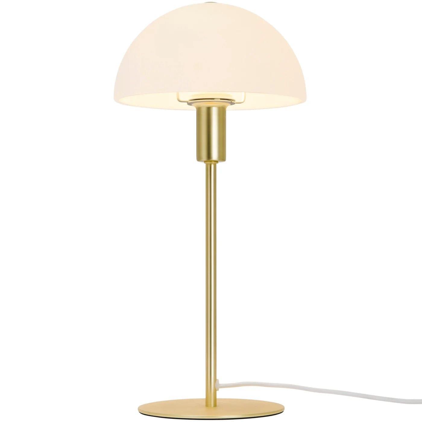 Lampa stołowa ELLEN złoty ze szklanym kloszem Nordlux Eye on Design