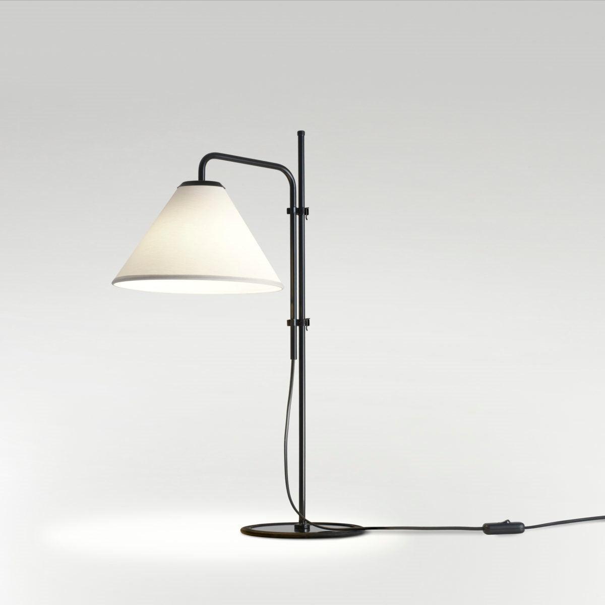 Lampa stołowa FUNICULI FABRIC biały Marset Eye on Design