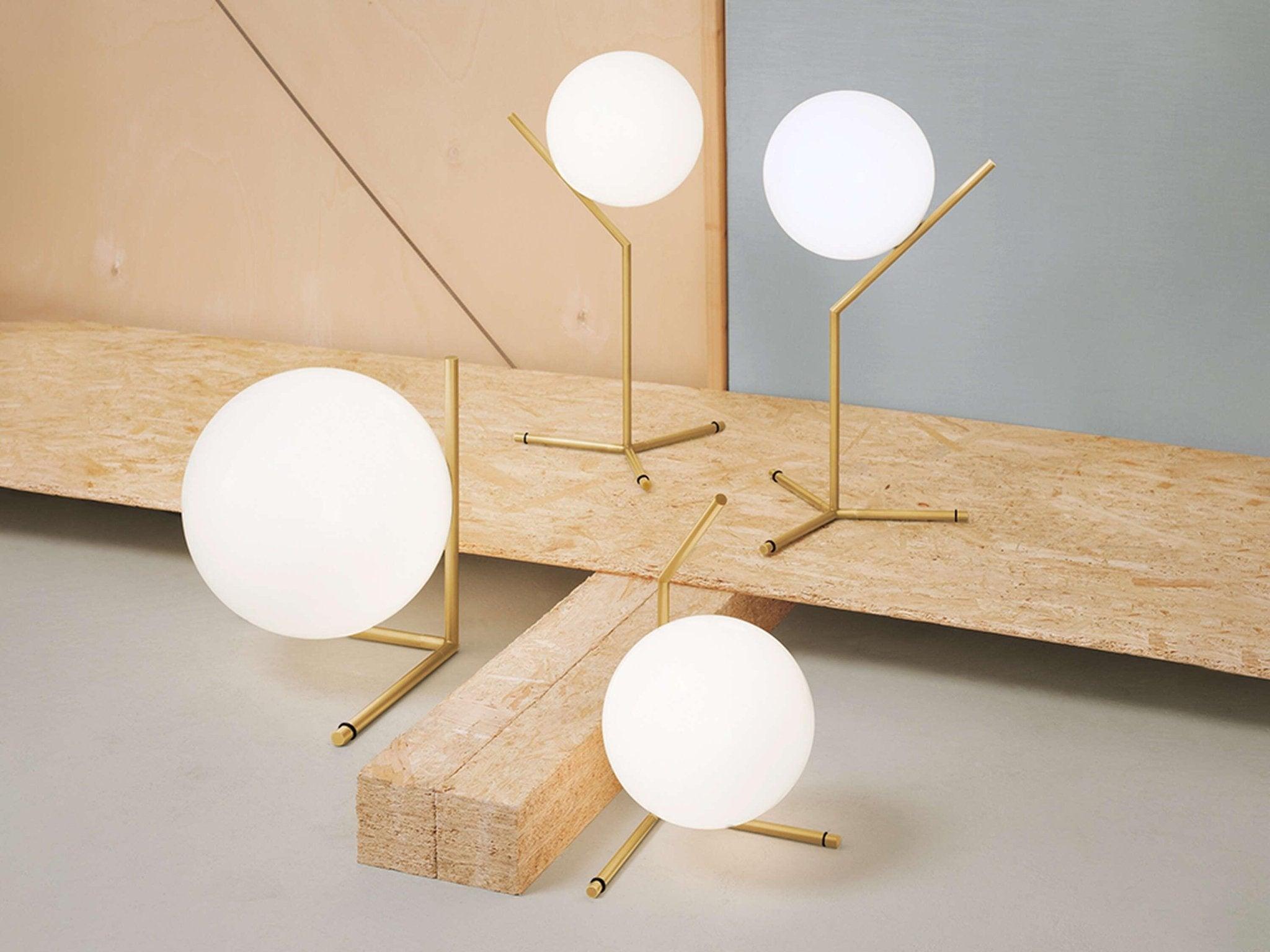 Lampa stołowa IC LIGHTS mosiężny Flos Eye on Design