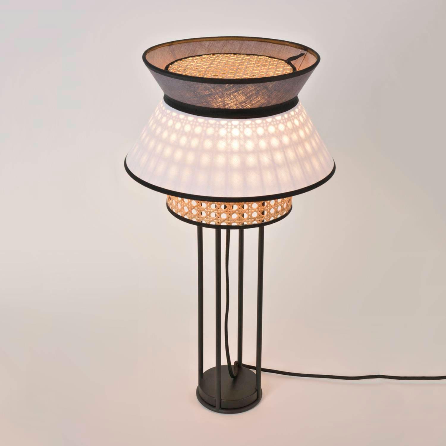 Lampa stołowa SINGAPOUR 1 szary Market Set Eye on Design