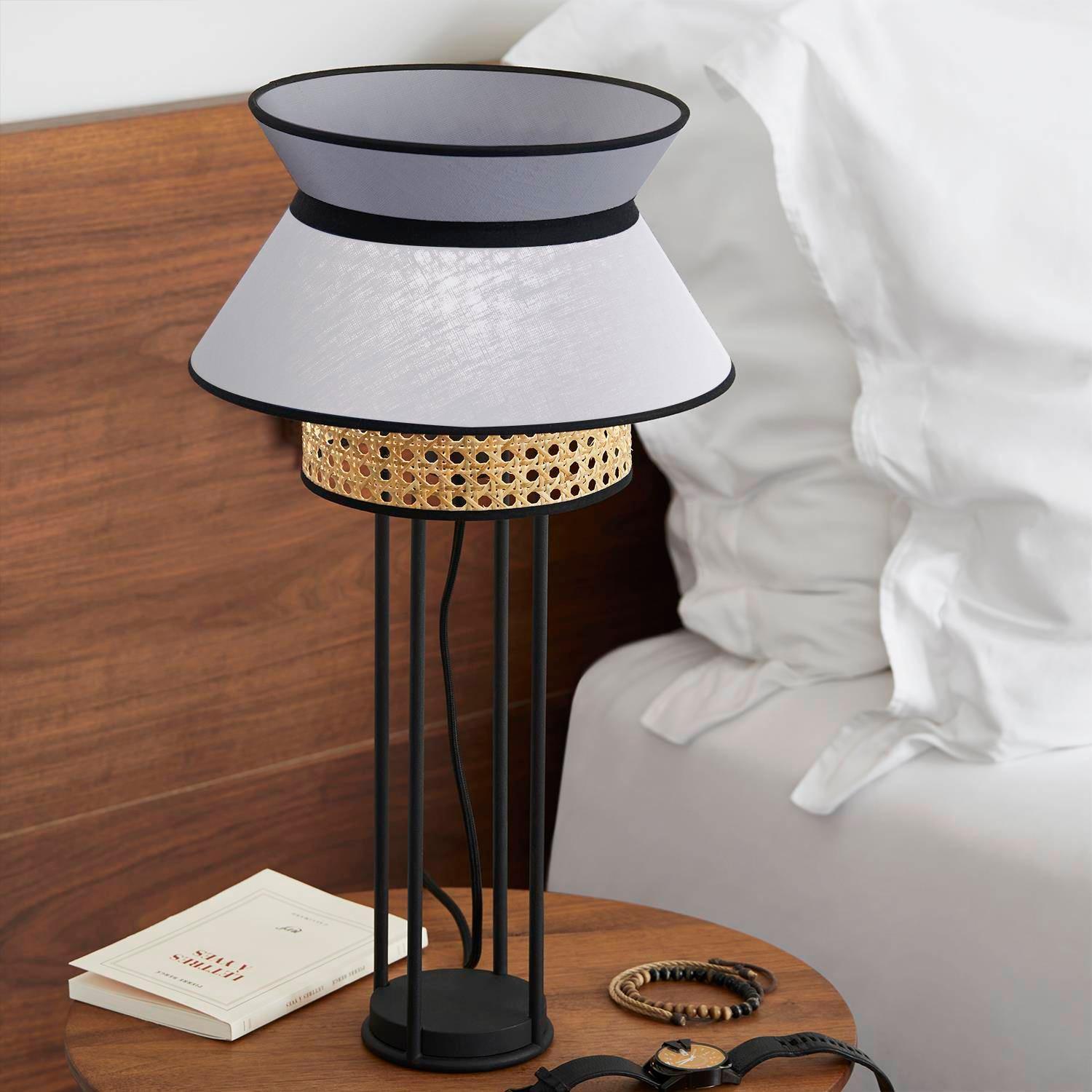 Lampa stołowa SINGAPOUR 1 szary Market Set Eye on Design
