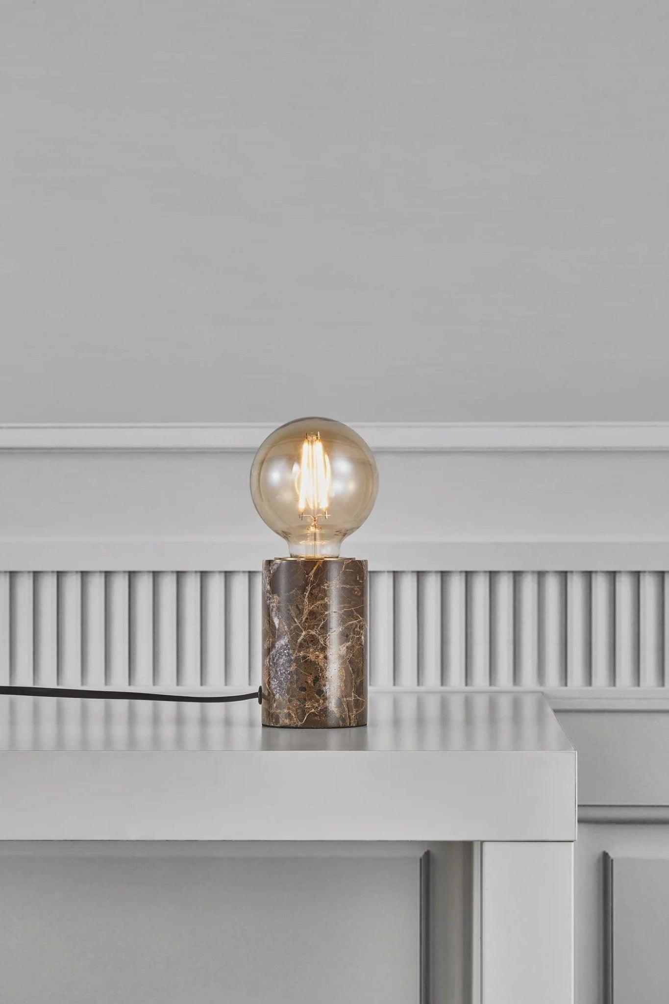 Lampa stołowa SIV brązowy marmur Nordlux Eye on Design