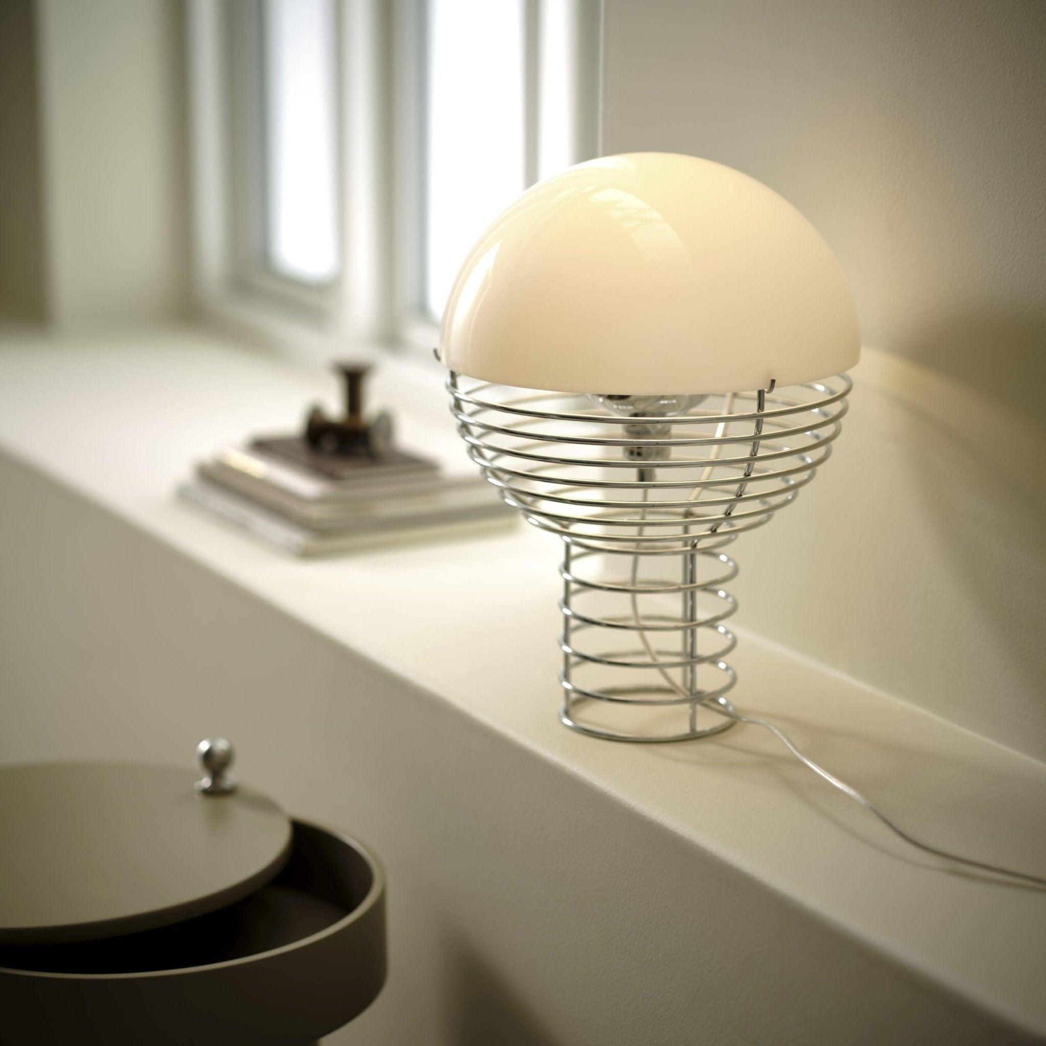 Lampa stołowa WIRE biały Verpan Eye on Design