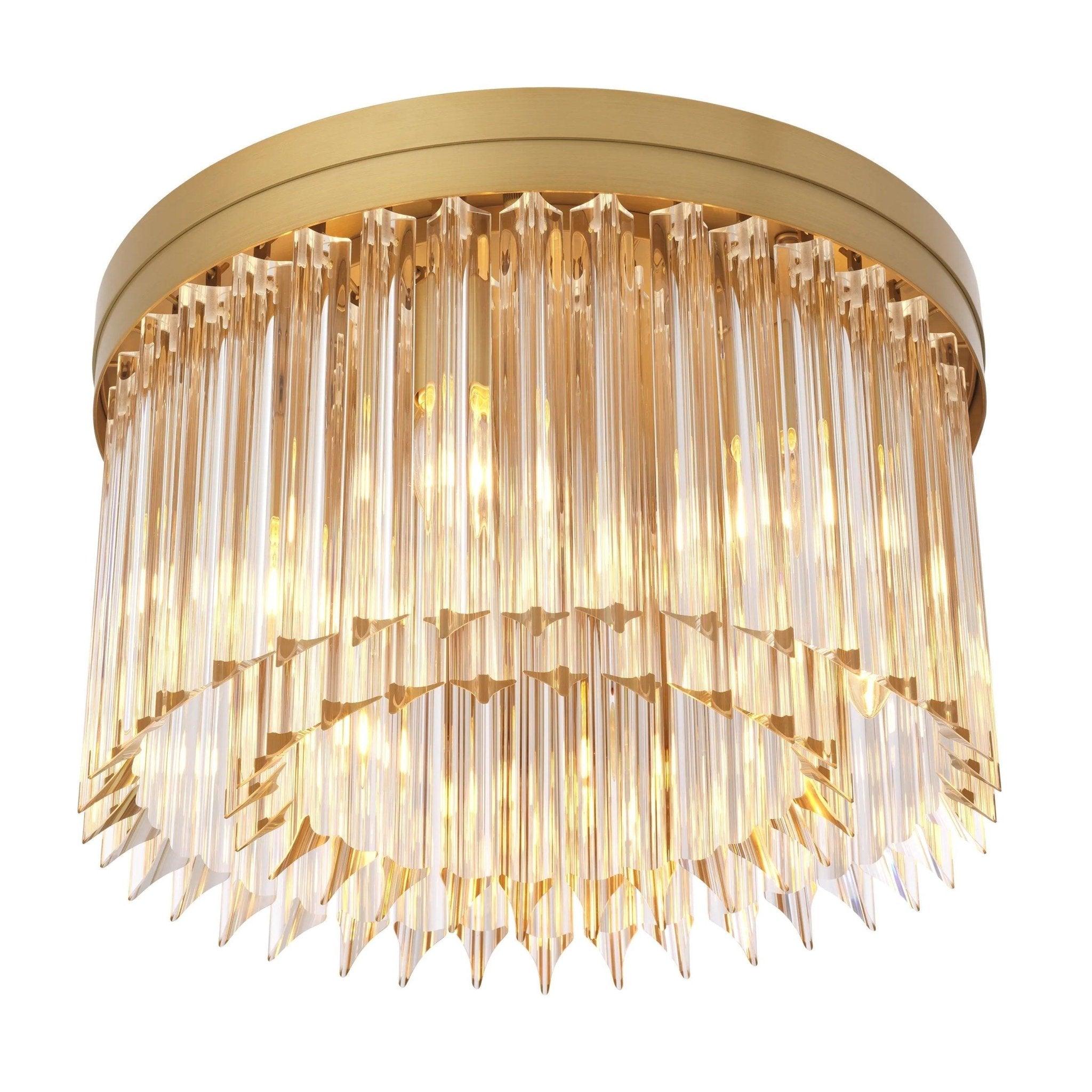 Lampa sufitowa EVINA mosiężny Eichholtz Eye on Design