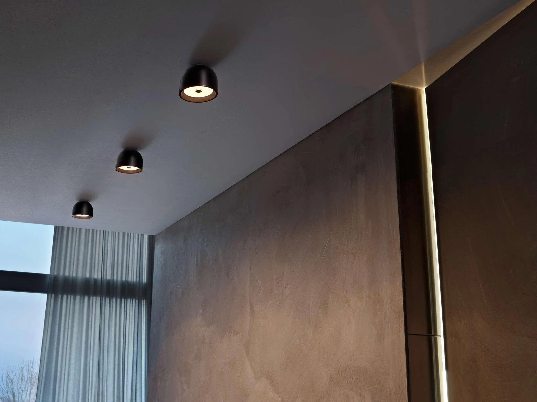 Lampa sufitowa WAN czarny – Flos