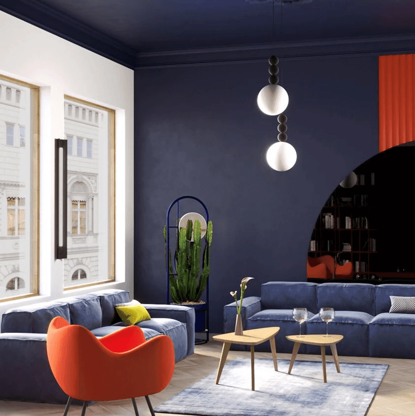 Lampa wisząca BOLA BOLA VELVET antracytowa Loftlight Eye on Design