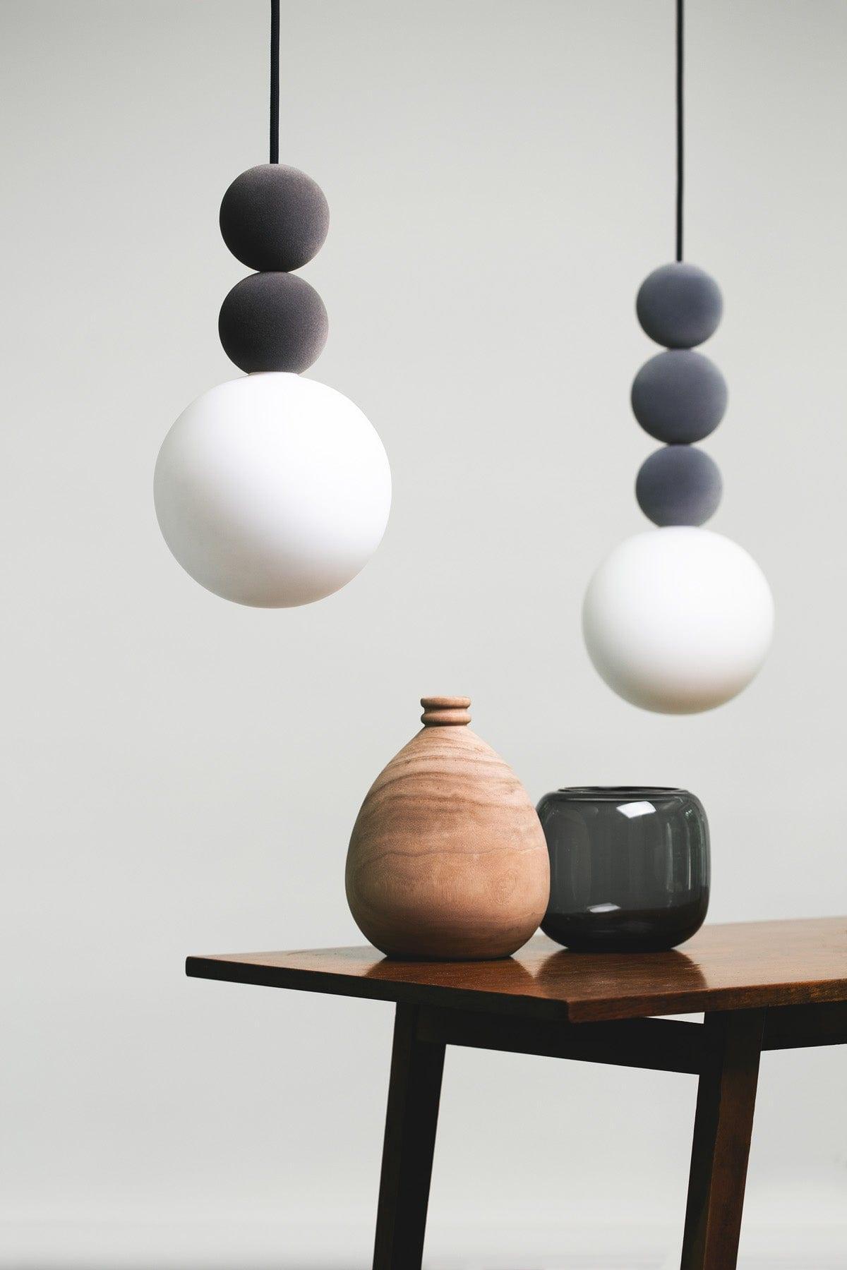 Lampa wisząca BOLA BOLA VELVET antracytowa Loftlight Eye on Design
