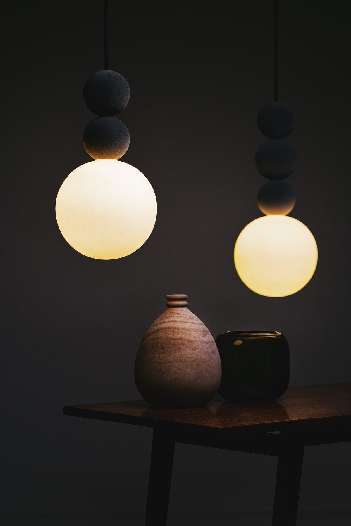 Lampa wisząca BOLA BOLA VELVET antracytowa Loftlight Eye on Design