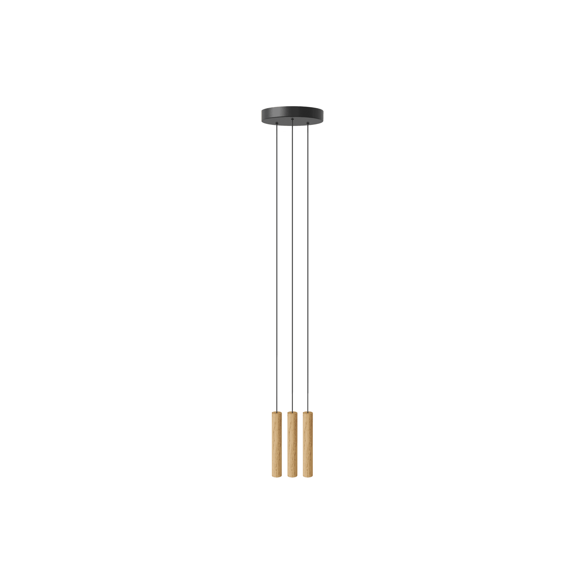 Lampa wisząca CHIMES CLUSTER 3 ciemny dąb UMAGE Eye on Design