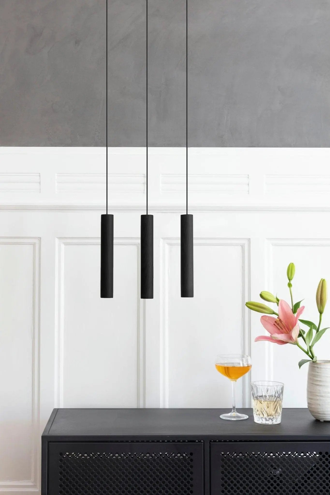 Lampa wisząca CHIMES czarny dąb – Umage