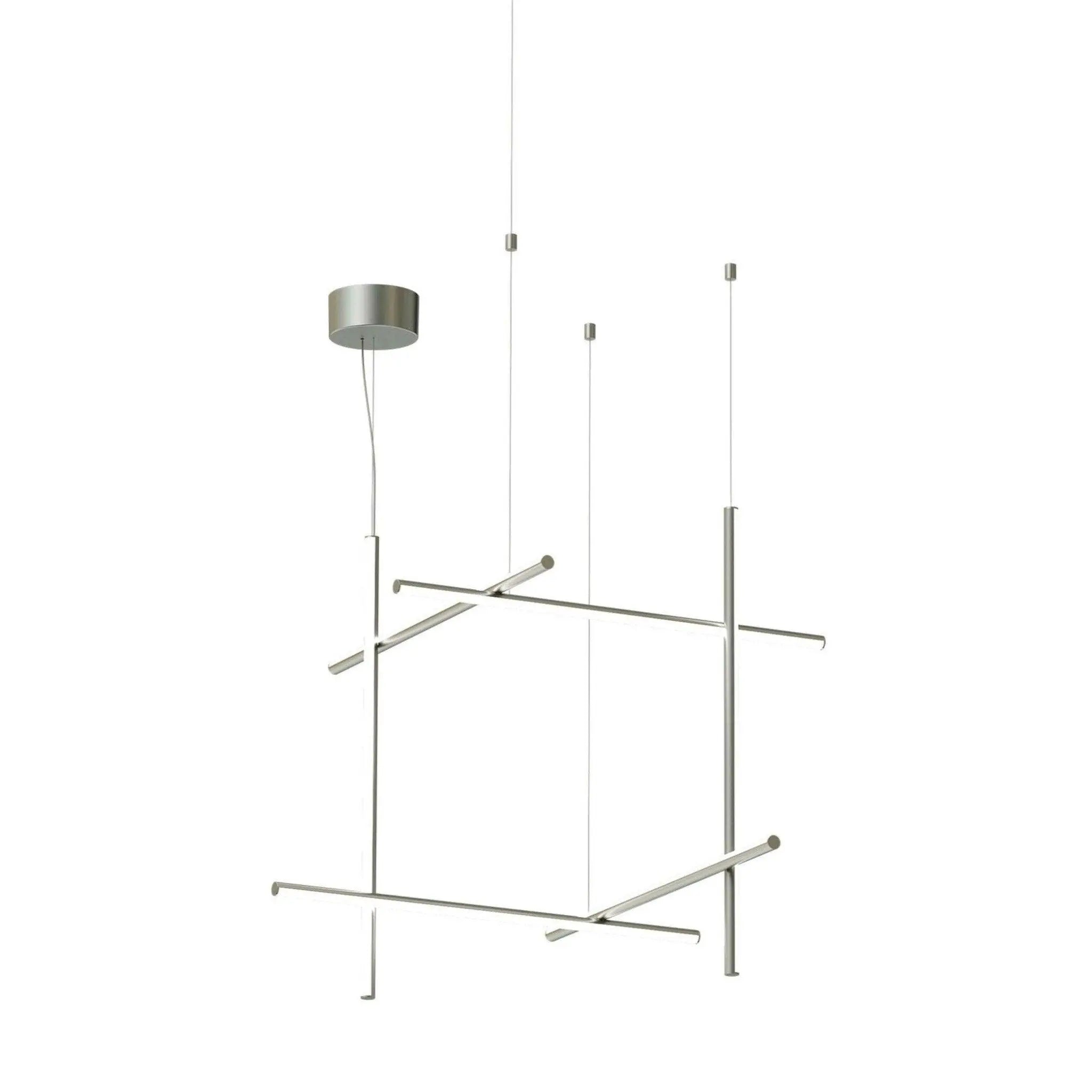Lampa wisząca COORDINATES 3 srebrny – Flos