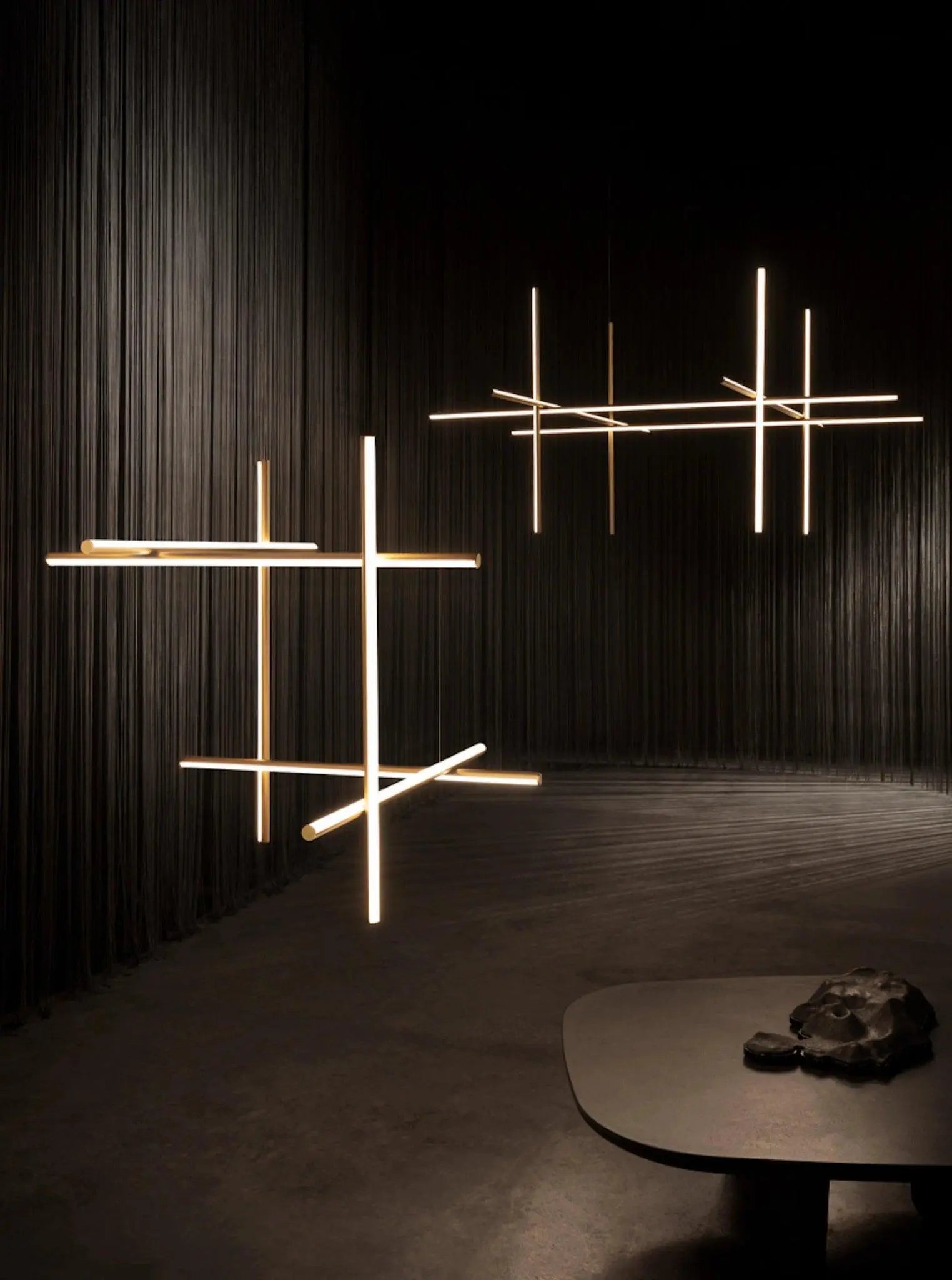 Lampa wisząca COORDINATES 4 szampański – Flos