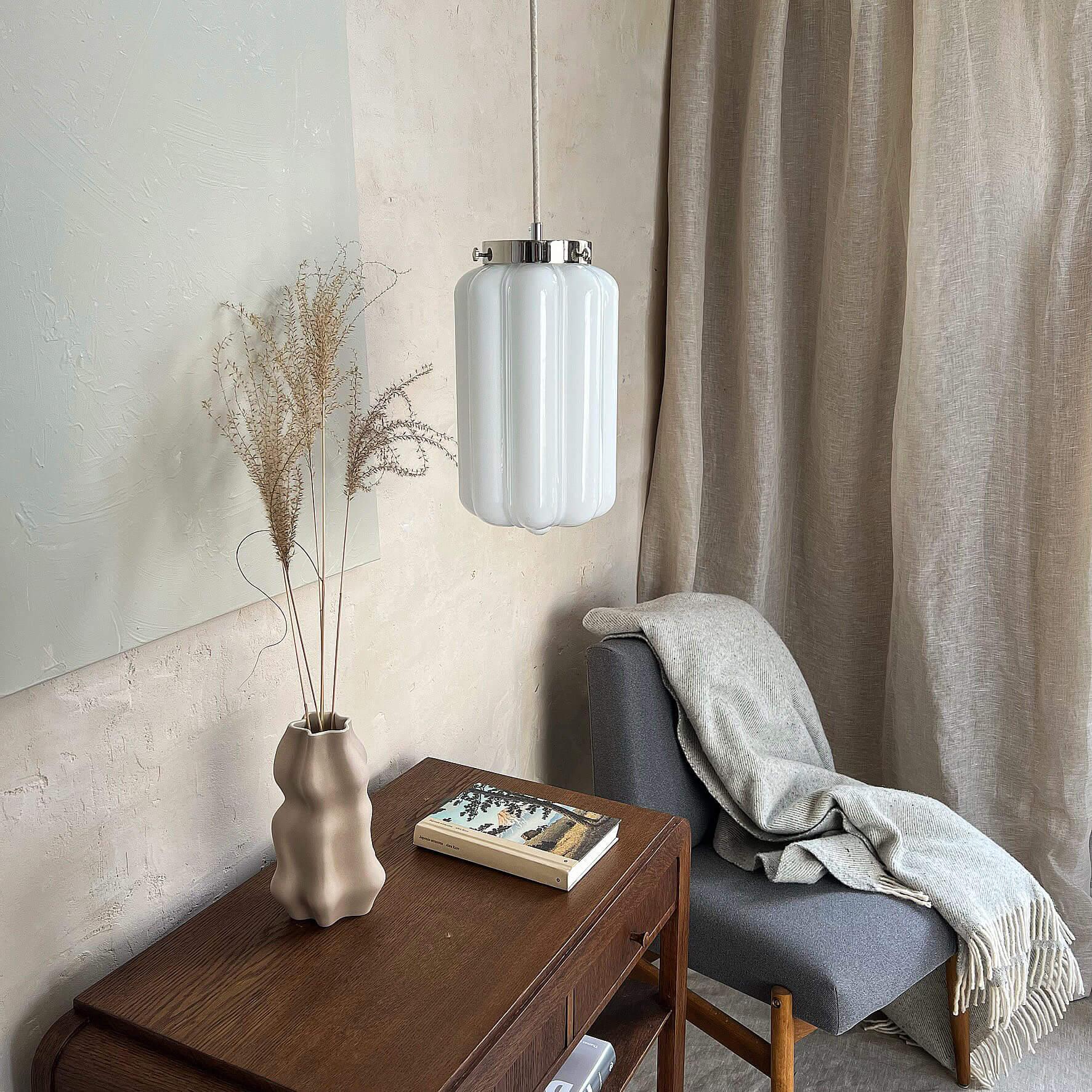 Lampa wisząca DECO nikiel Embassy Interiors Eye on Design
