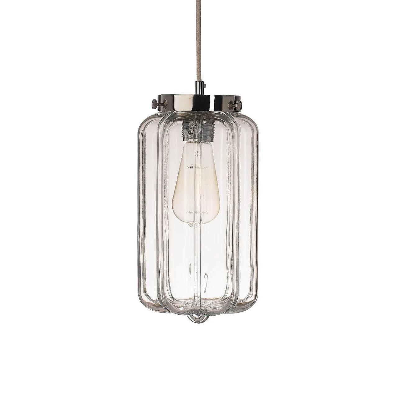 Lampa wisząca DECO nikiel Embassy Interiors jasny Eye on Design