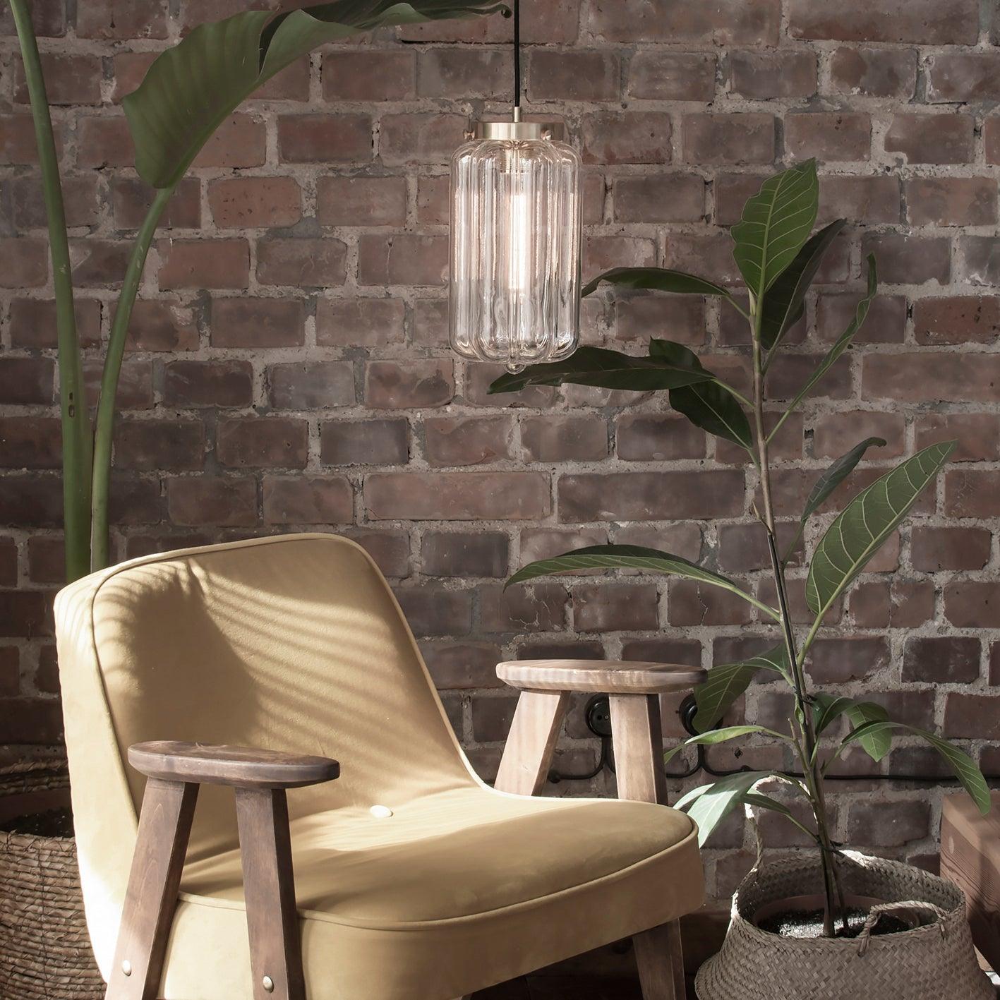 Lampa wisząca DECO nikiel Embassy Interiors Eye on Design