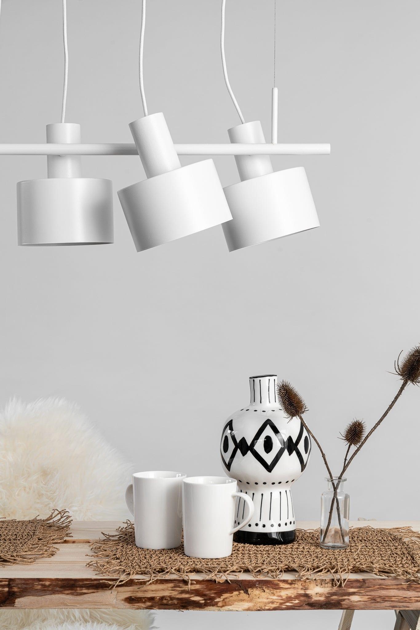 Lampa wisząca ENKEL QUATTRO biały Ummo Eye on Design
