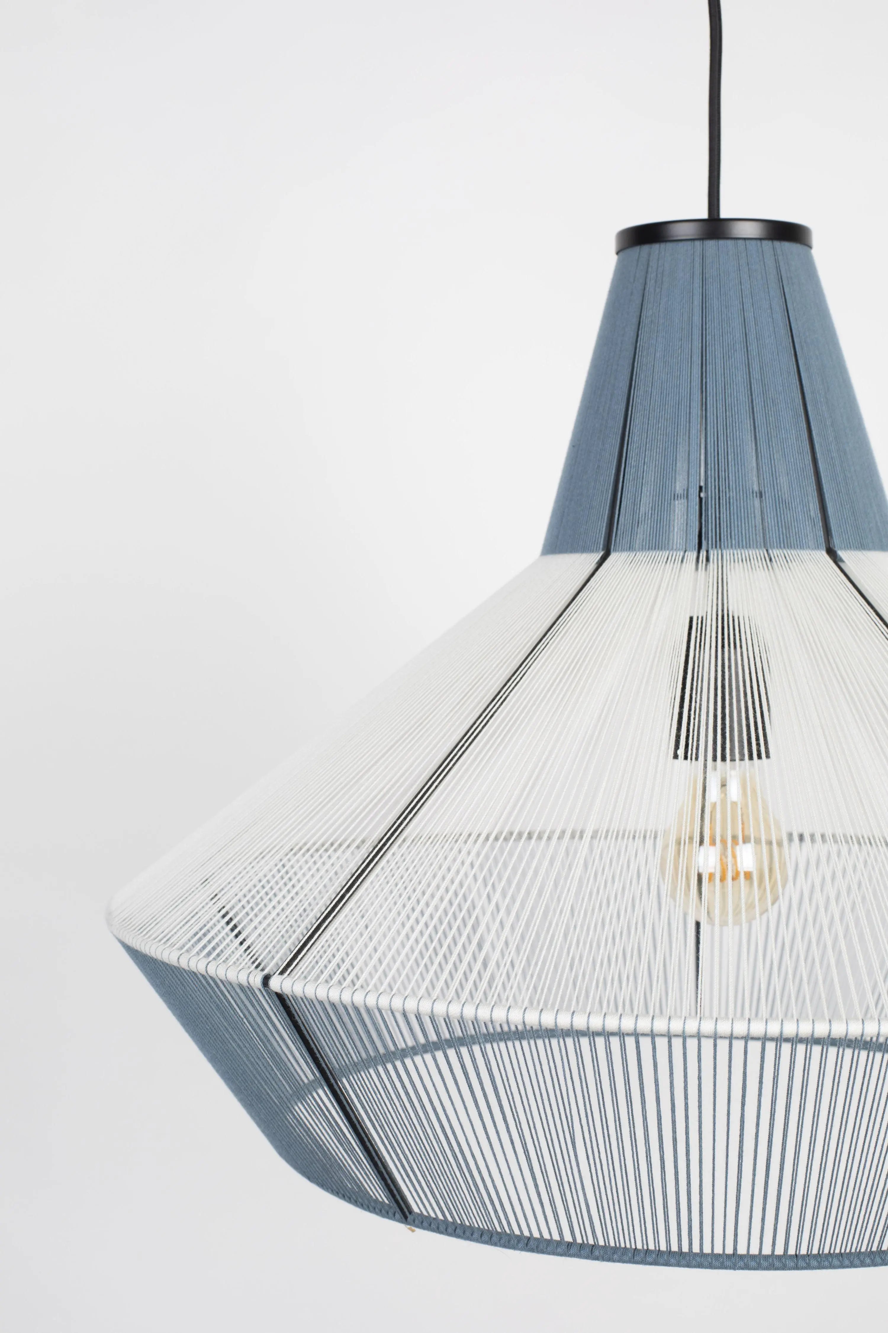 Lampa wisząca FAIRY błękitny – bawełna, Zuiver