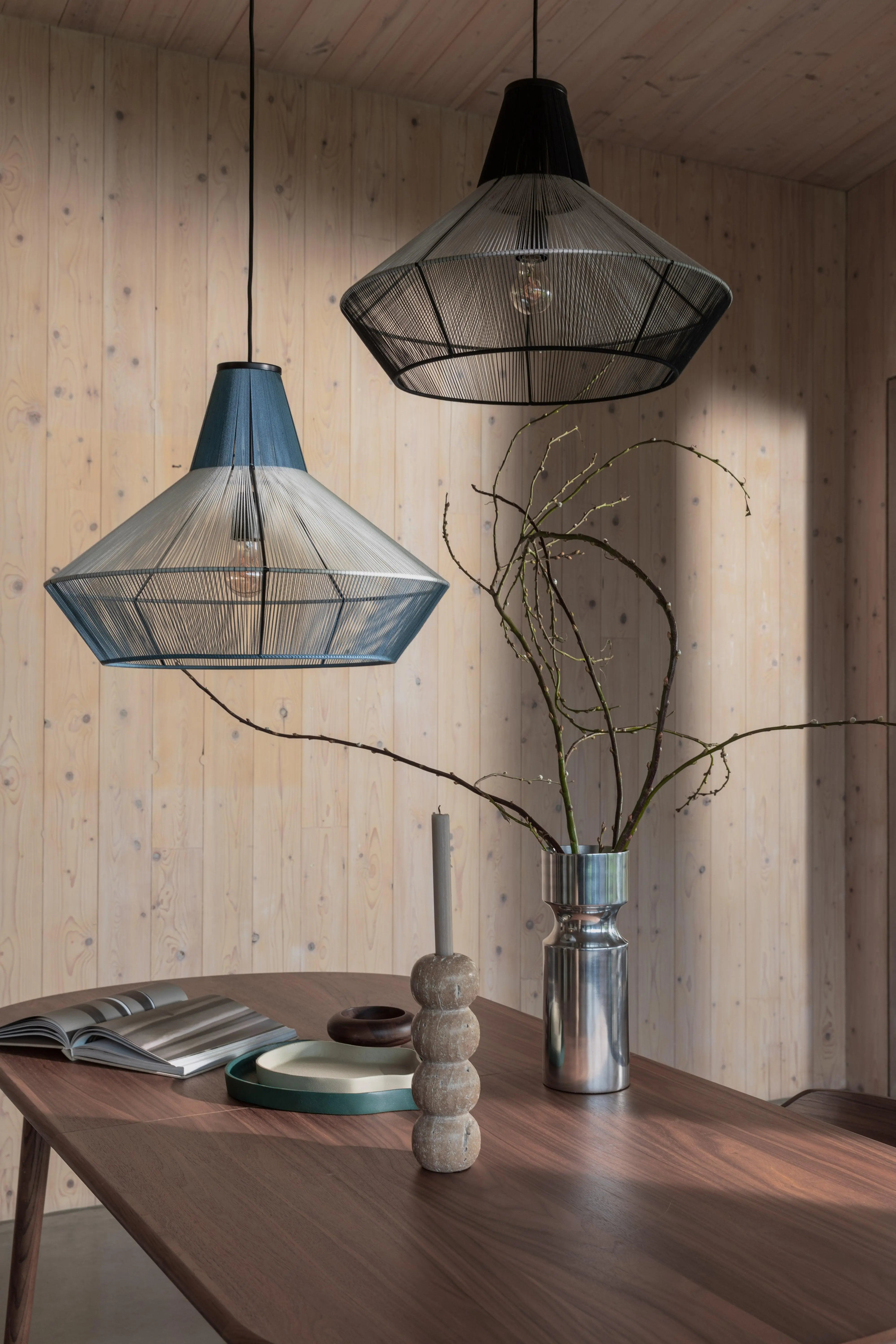 Lampa wisząca FAIRY błękitny – bawełna, Zuiver