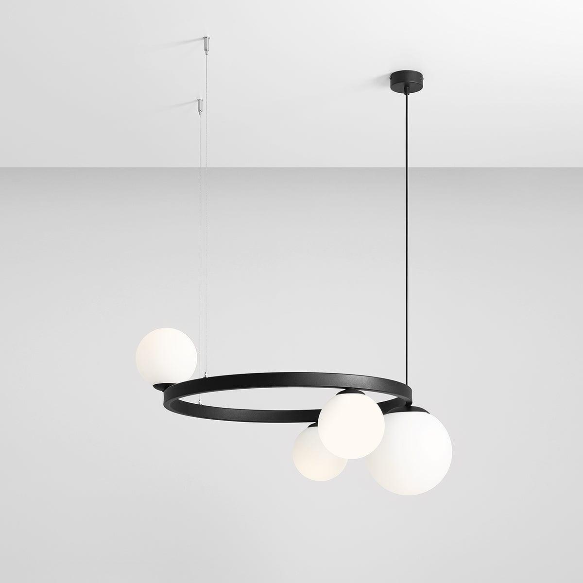 Lampa wisząca GARDA QUATRO RING czarny Artera Eye on Design