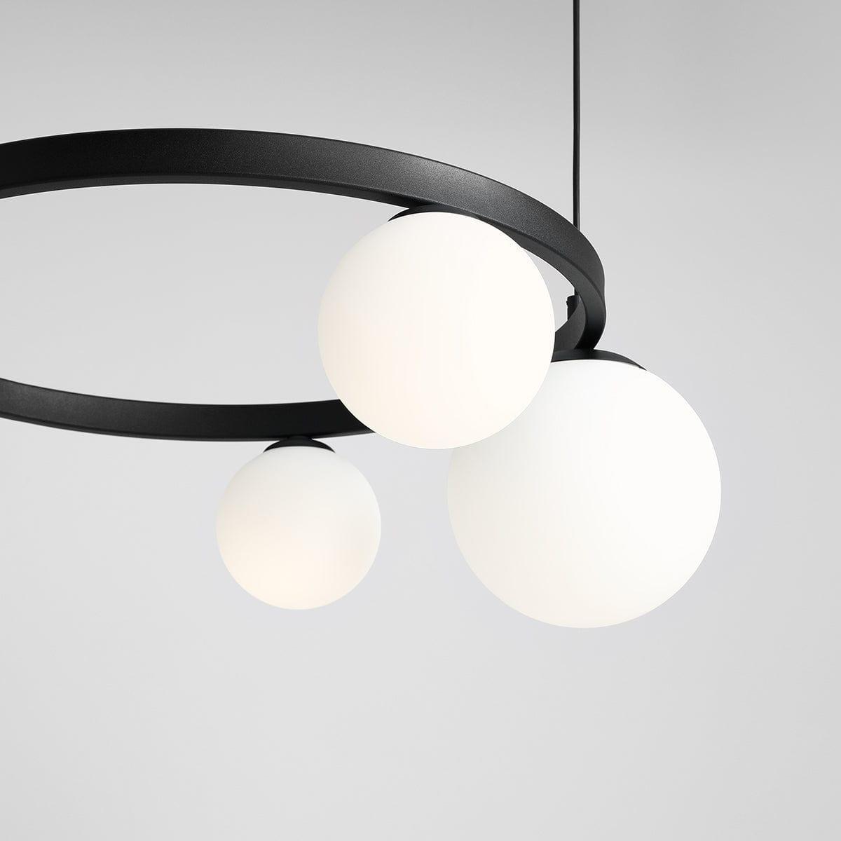 Lampa wisząca GARDA QUATRO RING czarny Artera Eye on Design