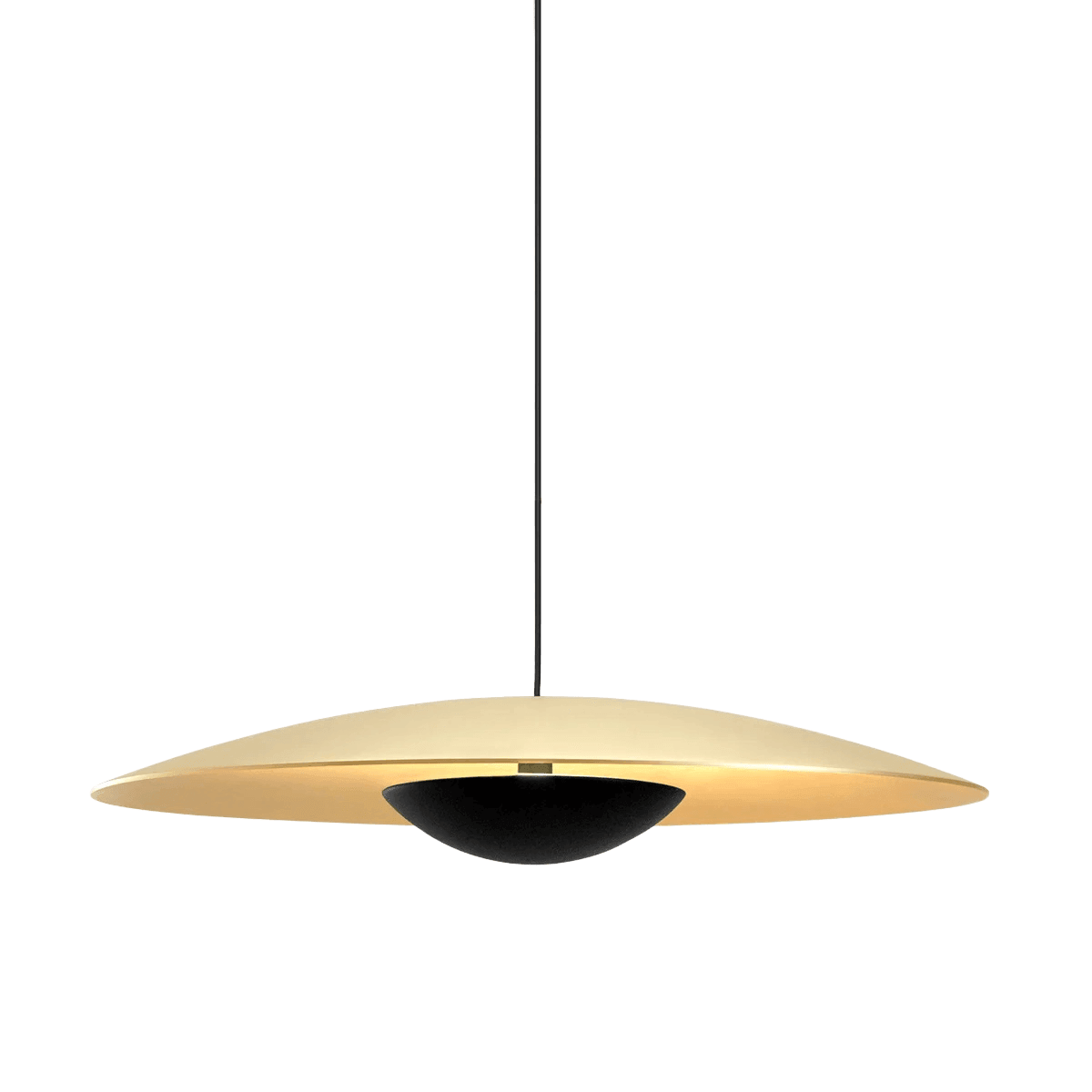 Lampa wisząca GINGER mosiężny Marset 60 cm ze ściemniaczem Triac Eye on Design