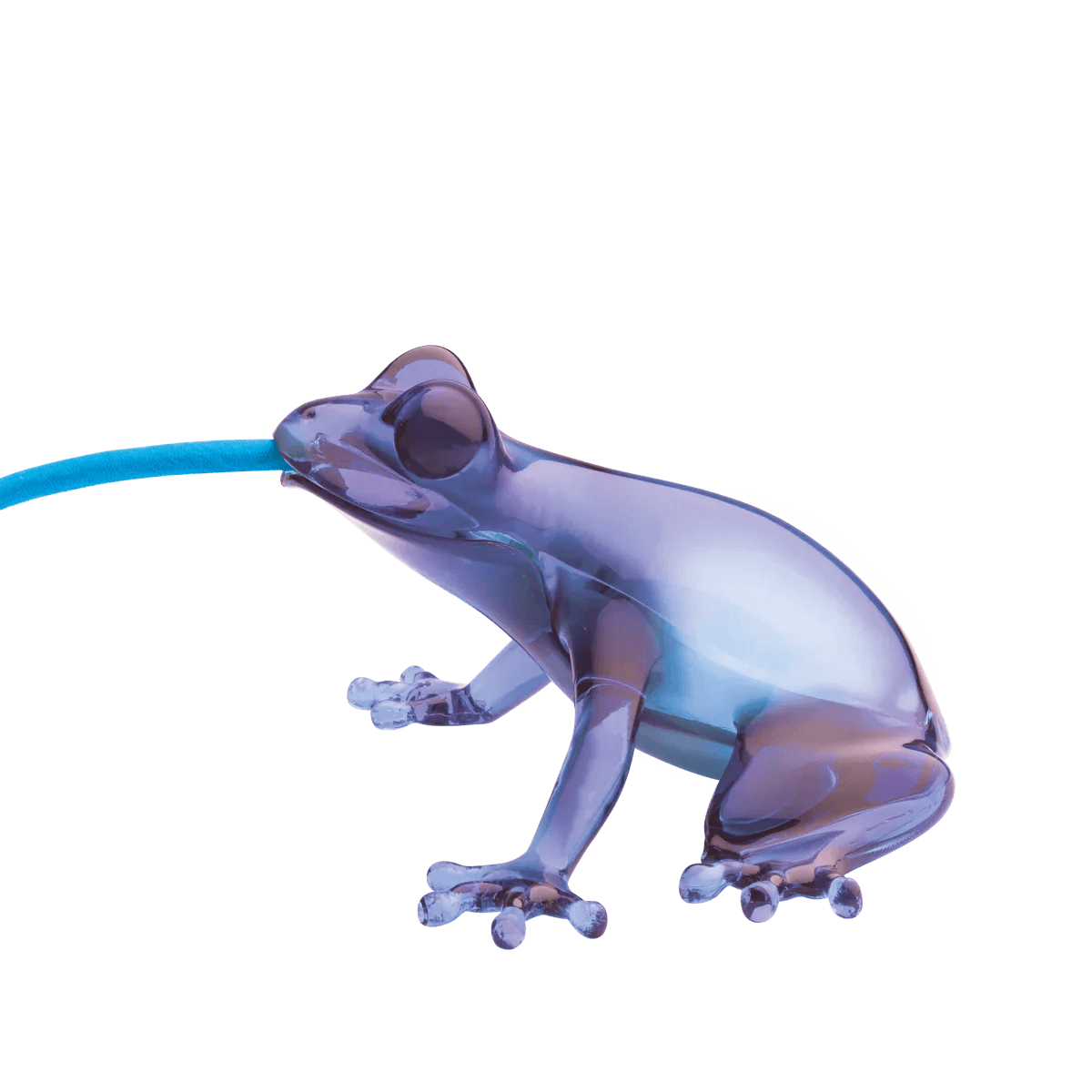 Lampa wisząca HUNGRY FROG niebieski Qeeboo Eye on Design