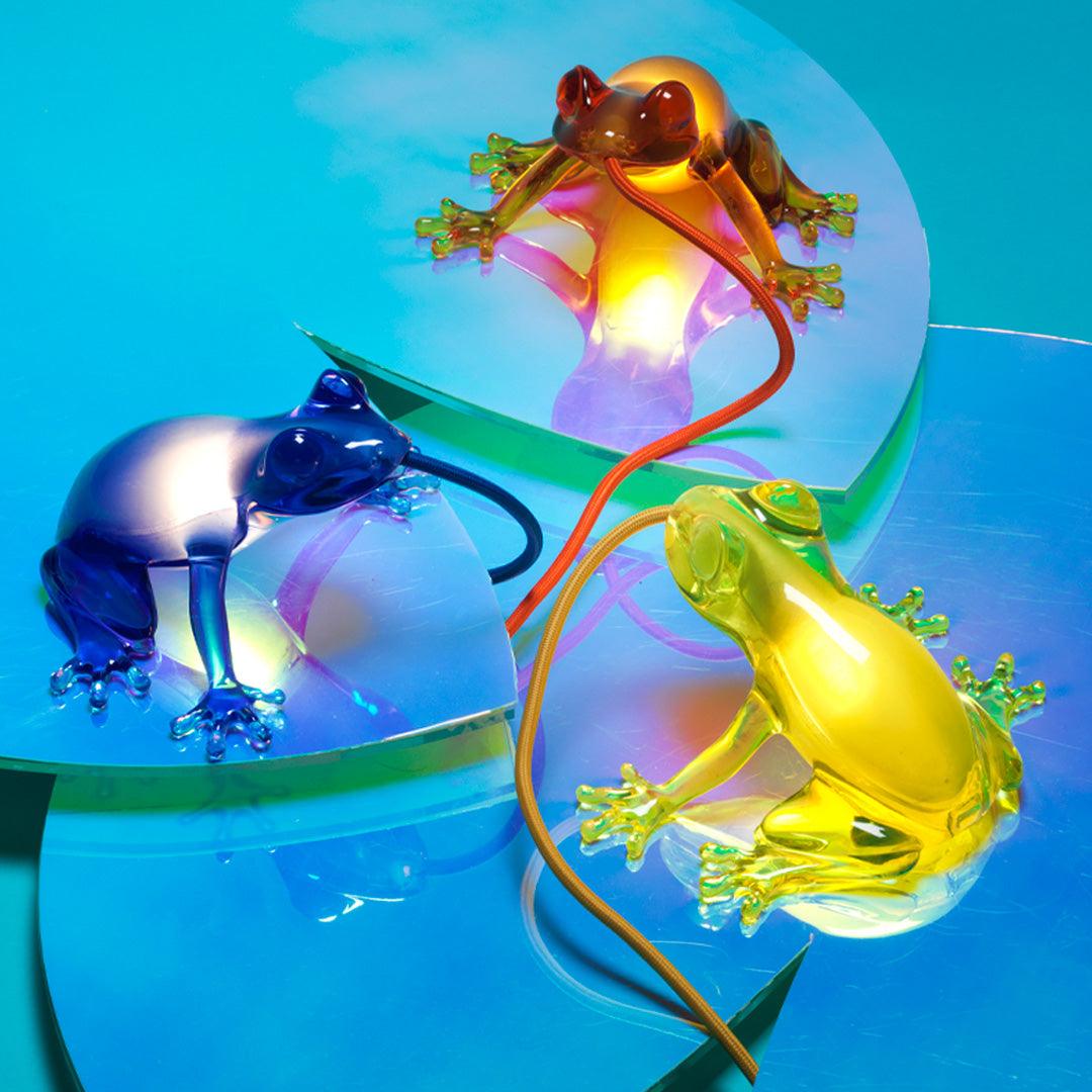 Lampa wisząca HUNGRY FROG zielony Qeeboo Eye on Design