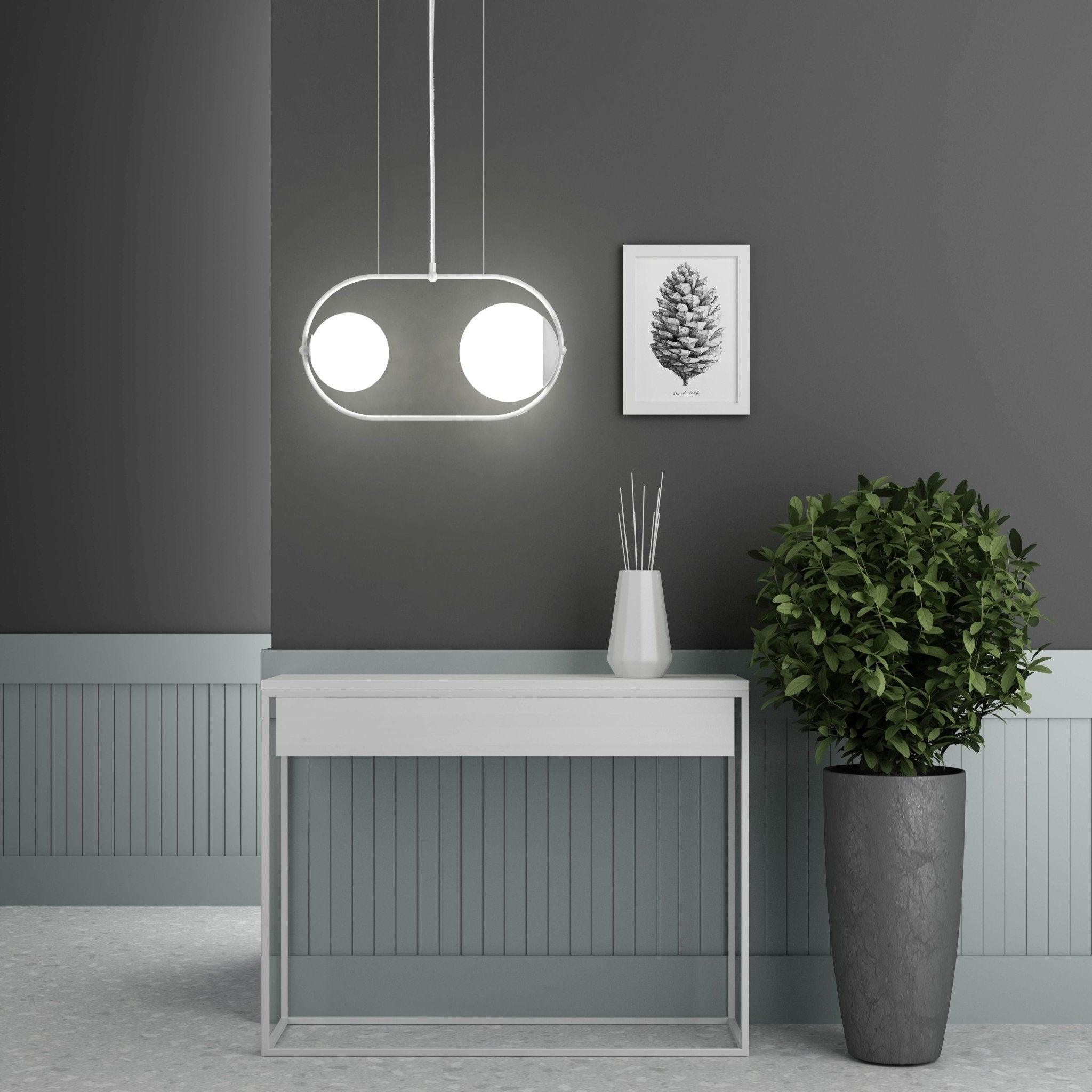 Lampa wisząca KOBAN DUO biały Ummo Eye on Design
