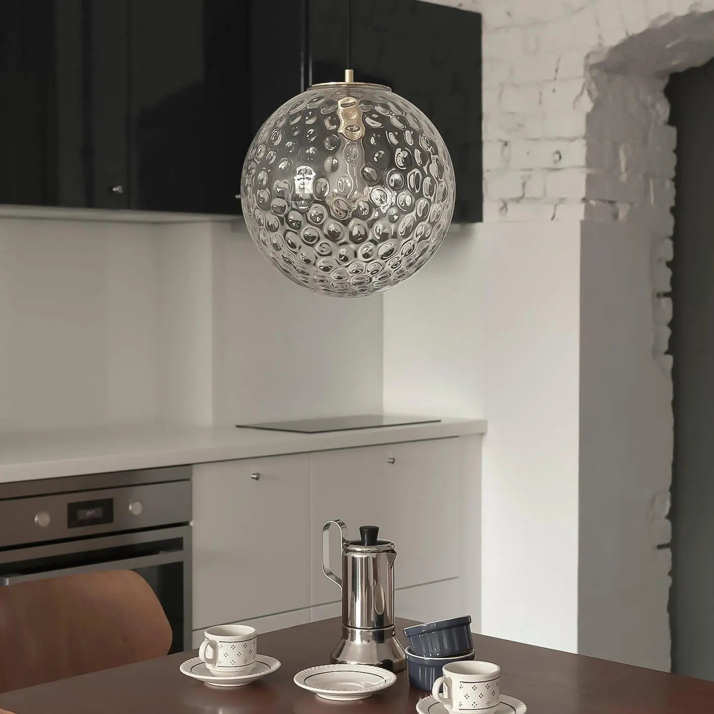 Lampa wisząca KULA REFLEKSYJNA nikiel – Embassy Interiors