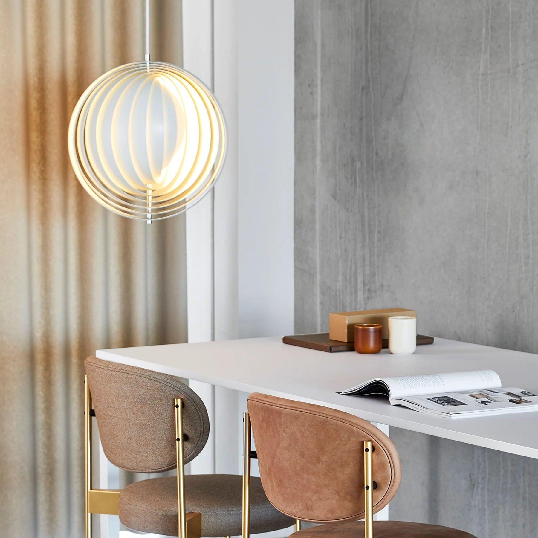 Lampa wisząca MOON biały Verpan Eye on Design