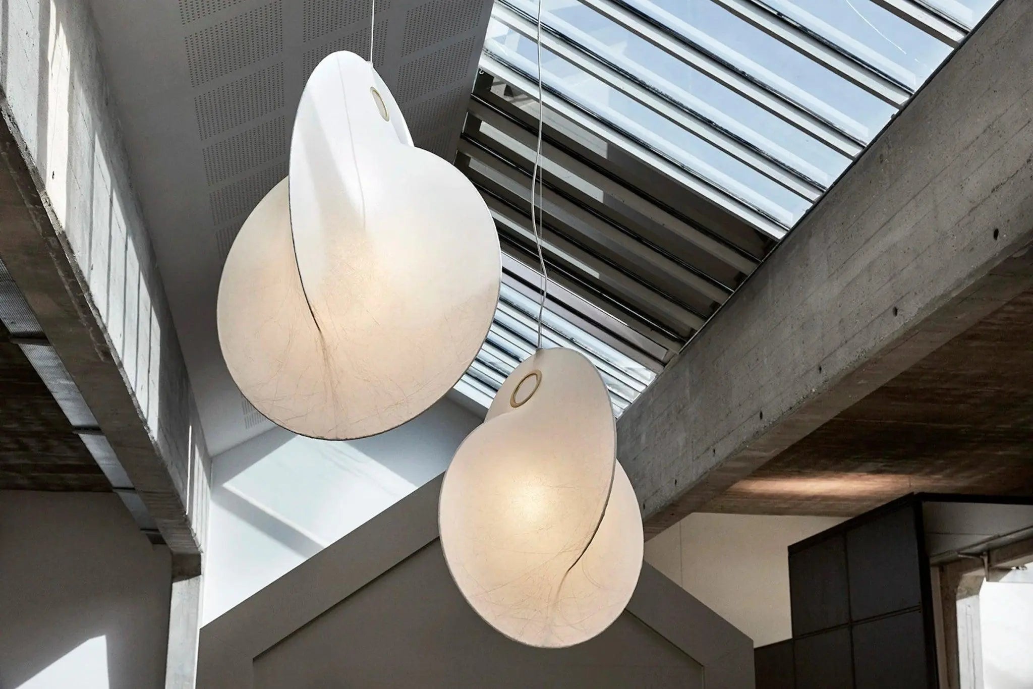Lampa wisząca OVERLAP biały – Flos