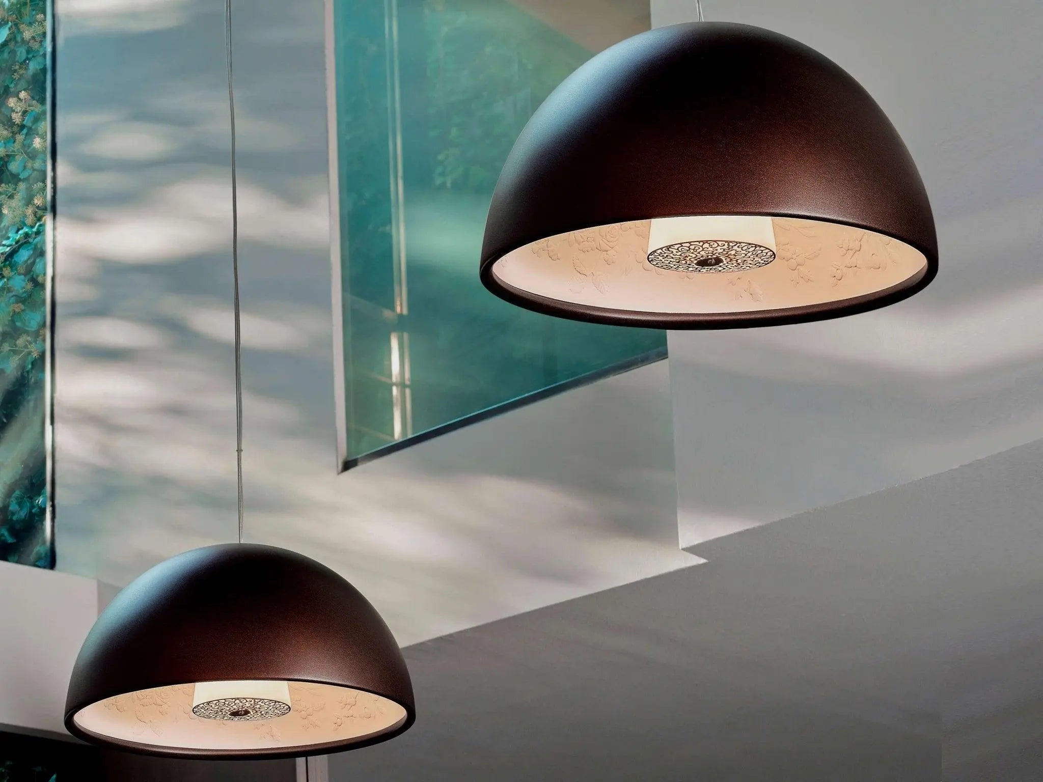 Lampa wisząca SKYGARDEN brązowy matowy – Flos